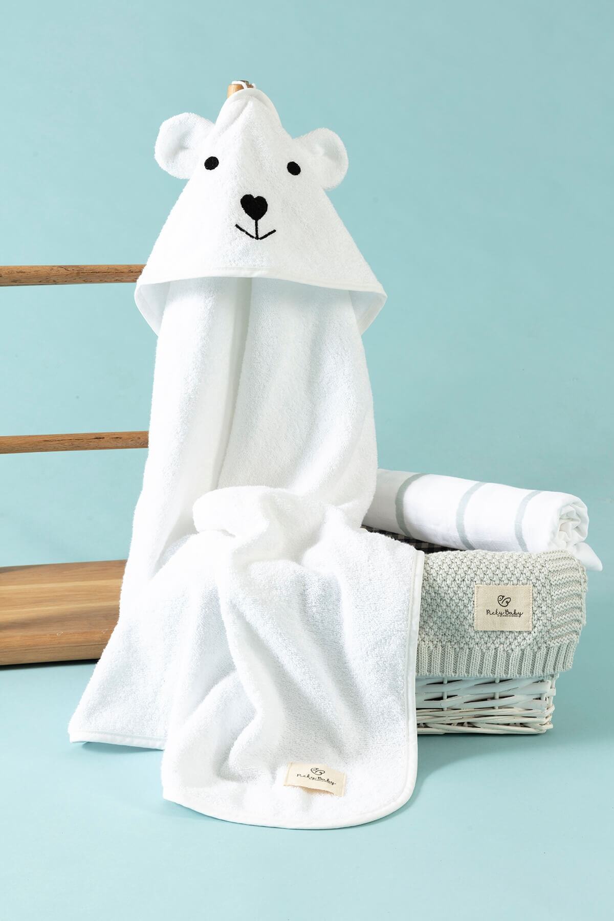 Picky Baby Başlıklı Kundak Havlu