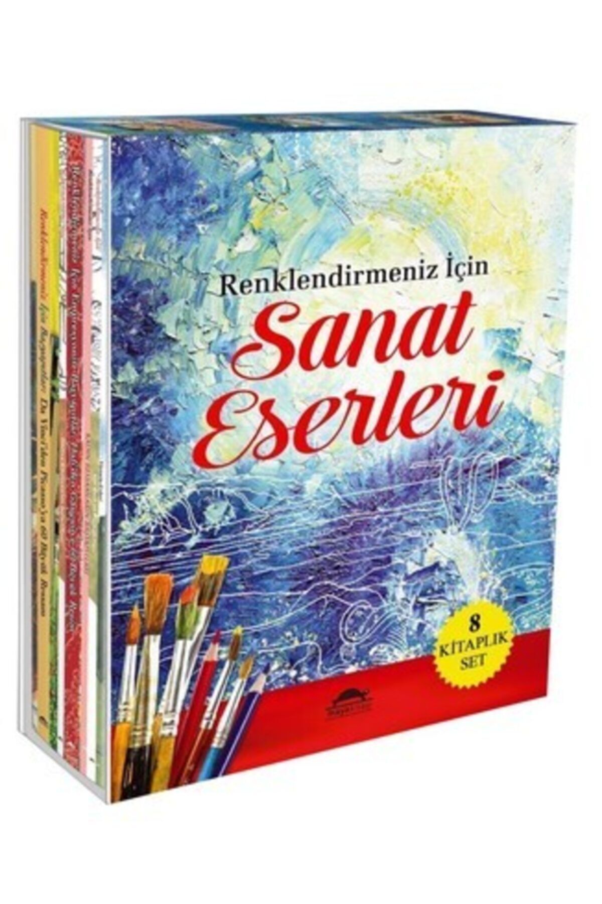 Maya Kitap Sanat Eserleri Seti - 8 Kitap Kutulu Takım - Renklendirmeniz Için -