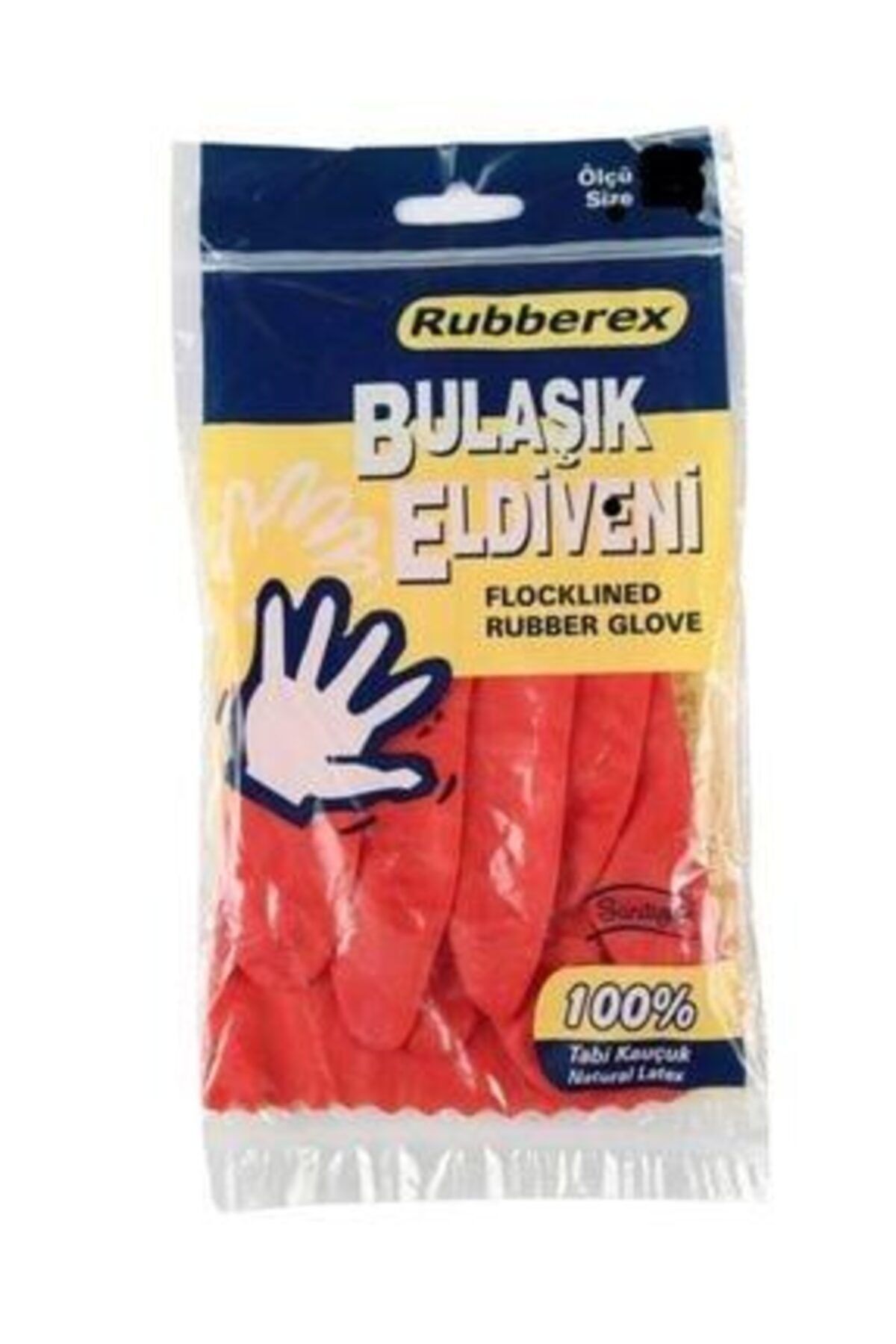 jhalani Rubberex %100 Doğal Lastik-bulaşık Eldiven No:7,5