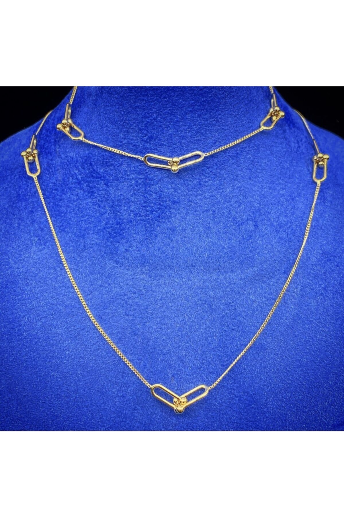 EYÜPSULTAN KUYUMCUSU Italyan Zincirli Ataç Spor Set Dgjuwy28