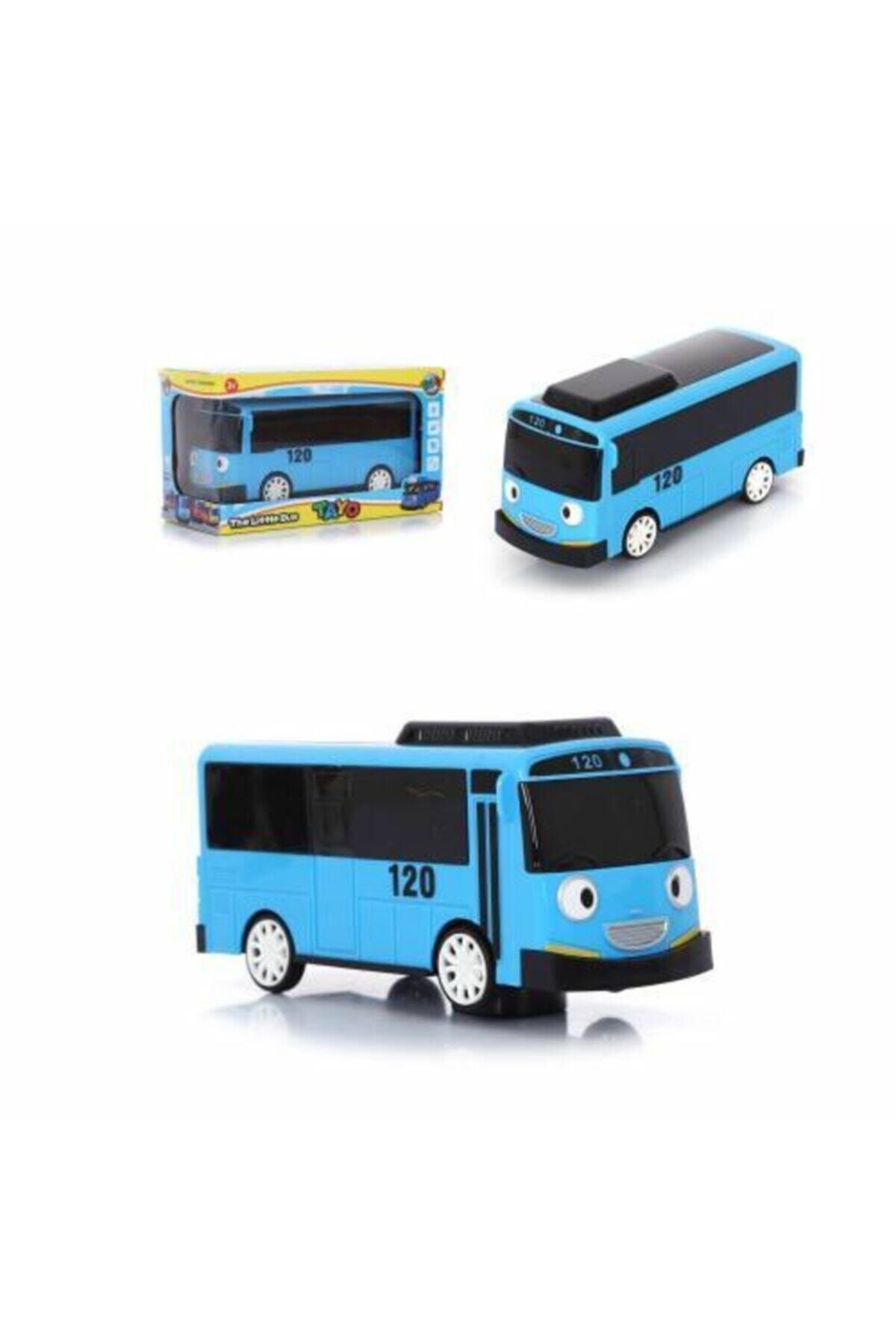 Mega Oyuncak Mavi Tayo Işıklı Sesli Dönebilen  Hareketli Oyuncak Otobüs 21 x 9,50 cm