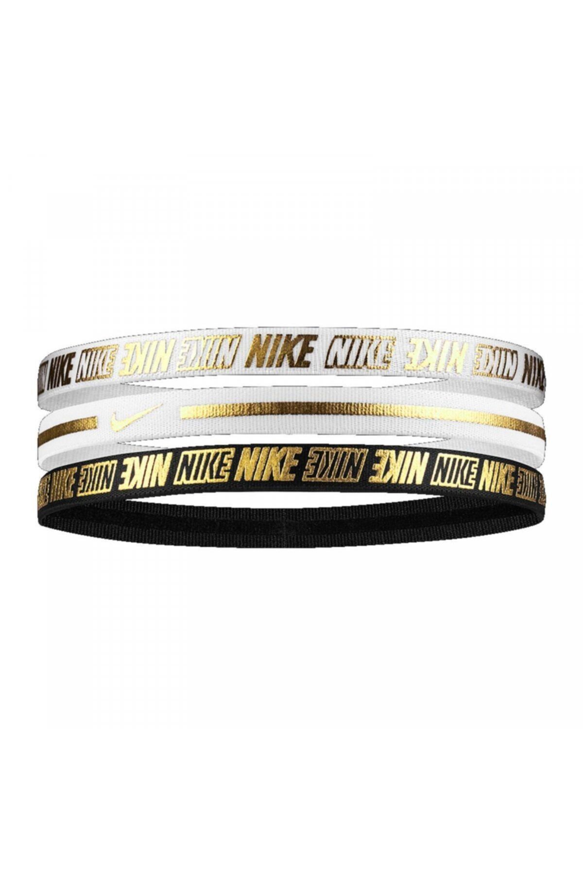 Nike N.000.2755.912.os Metallıc Headbands 3pk 2.0 Whıte Saç Ipi Bandı