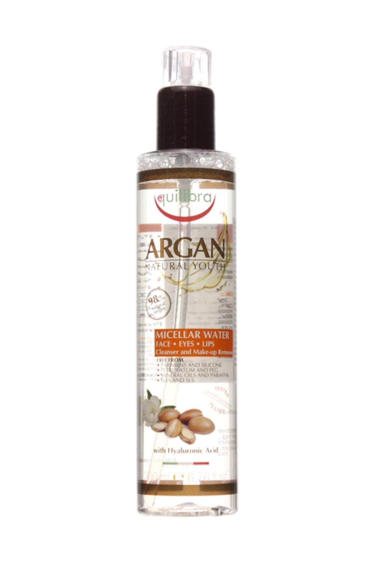 Equilibra Argan Micellar Water Yüz Göz Dudak Makyaj Temizleyici 8000137020591