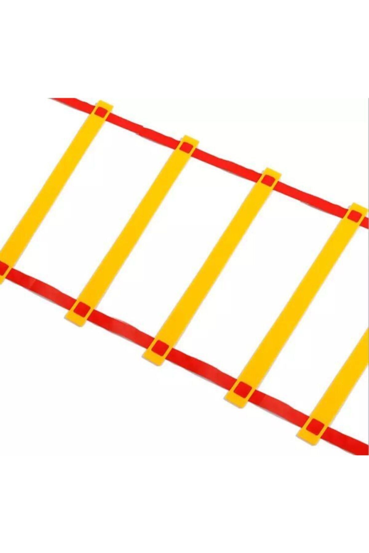 Leyaton Antrenman Merdiveni 4 Metre 10 Çubuklu Idman Merdiveni Kırmızı