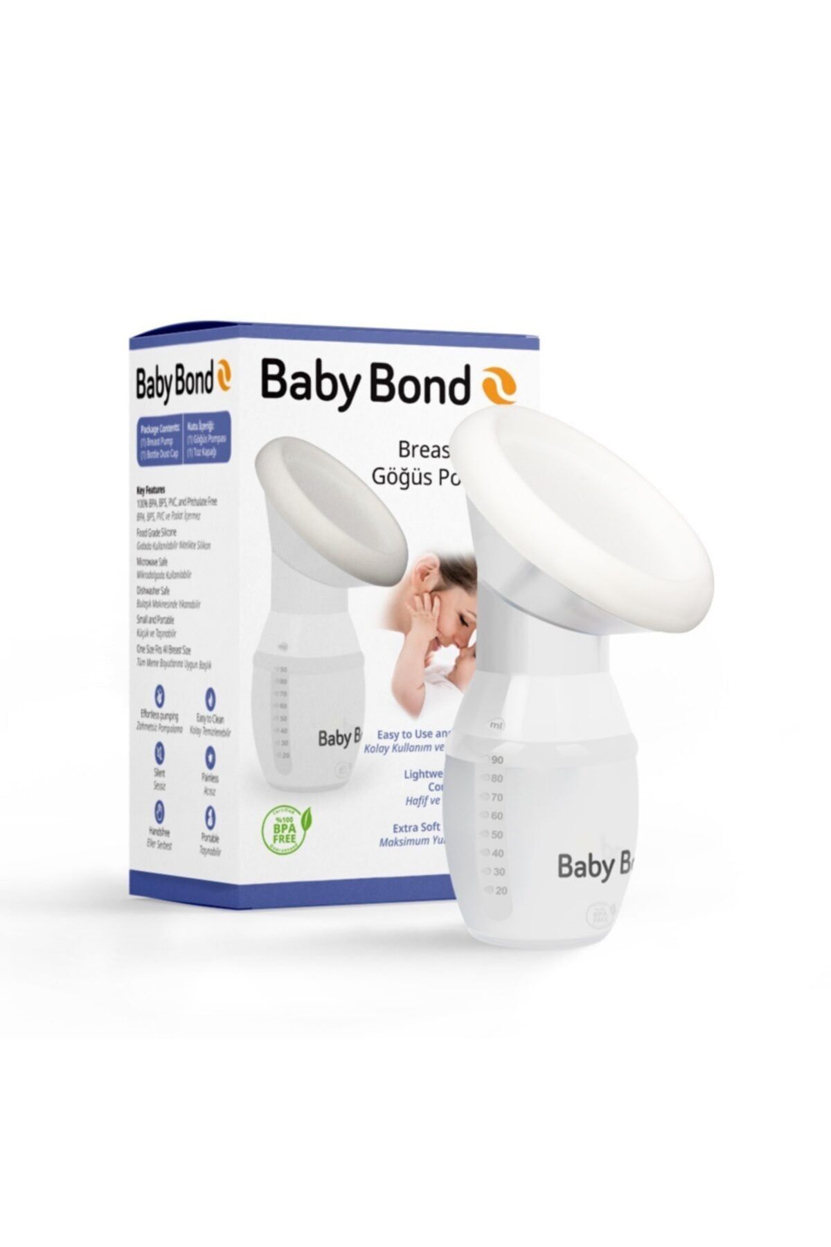 Baby Bond Babybond Göğüs Pompası - Manuel Süt Toplayıcı Ve Koruma Kabı