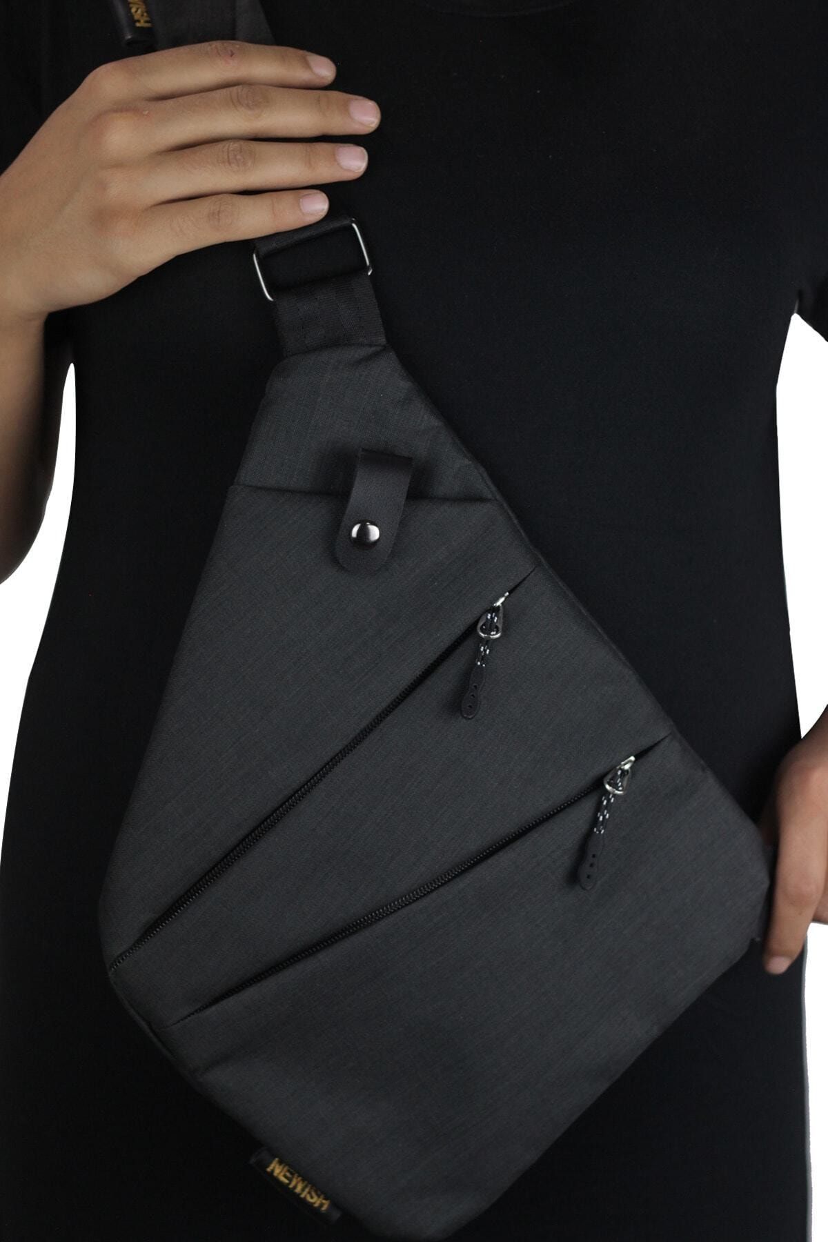 Divaza Çanta Omuz Göğüs Için Askılı Çapraz Spor Sırt Çantası Unisex