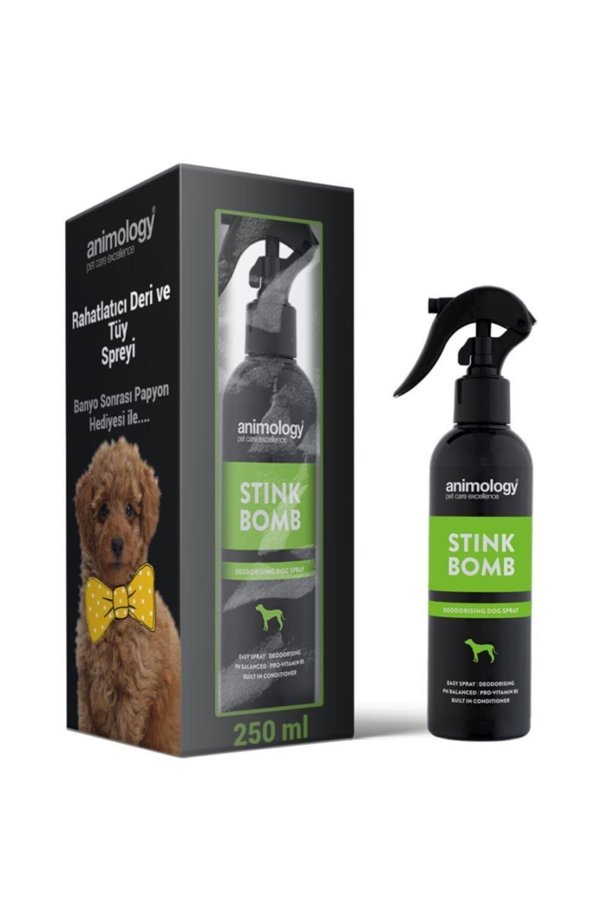 Animology Stink Bomb Deri Ve Tüy Ferahlatıcı Köpek Sprey 250 ml