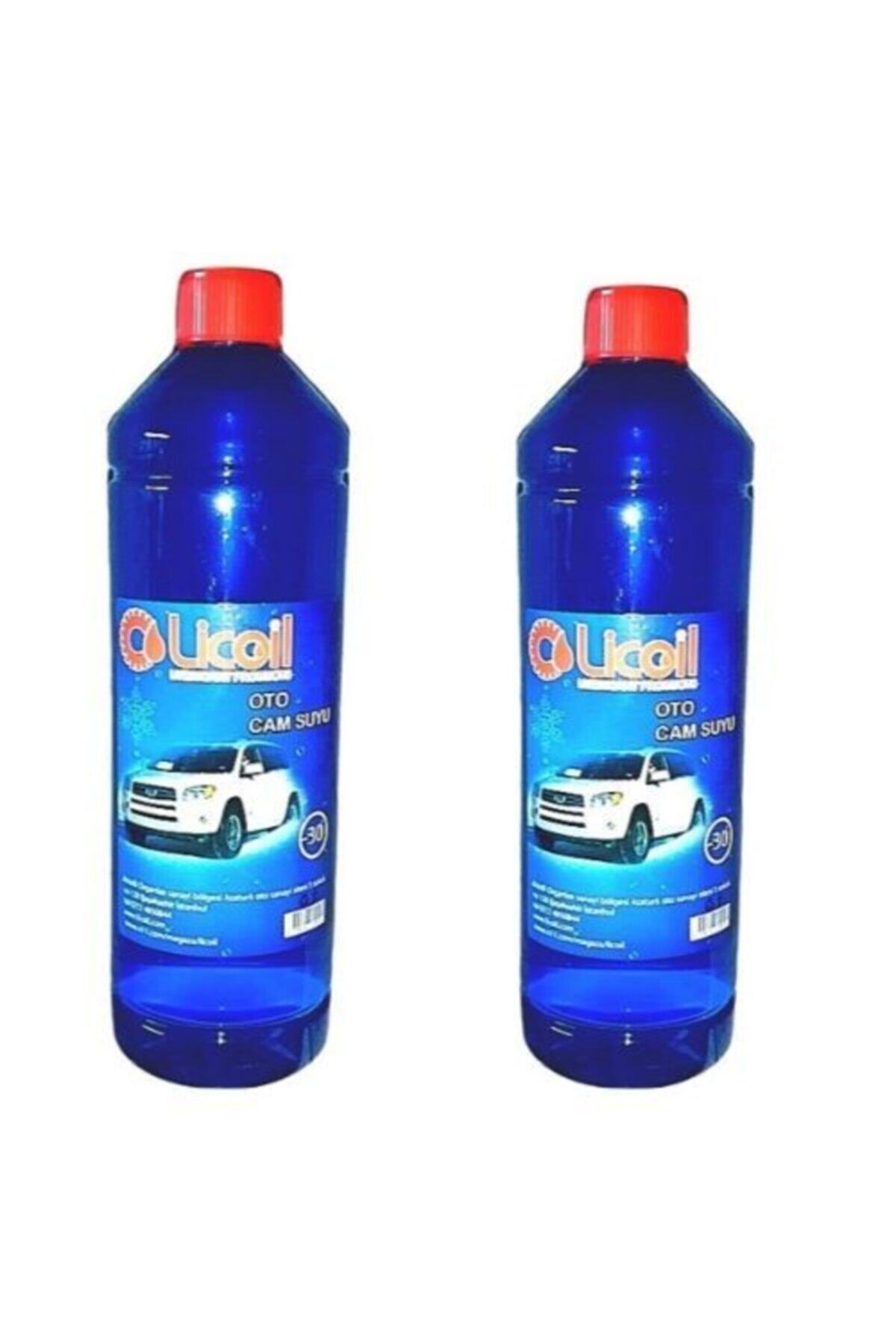 LİCOİL Antifrizli Oto Cam Suyu 2x 1 = 2 Litre 2adet 1 Lt -12 C