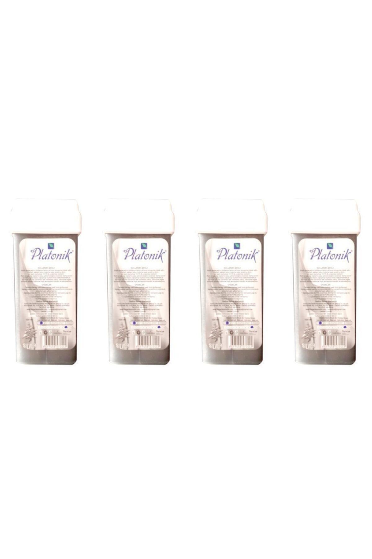 Platonik Kartuş Ağda Gri Silver 100 ml. (4 Adet)