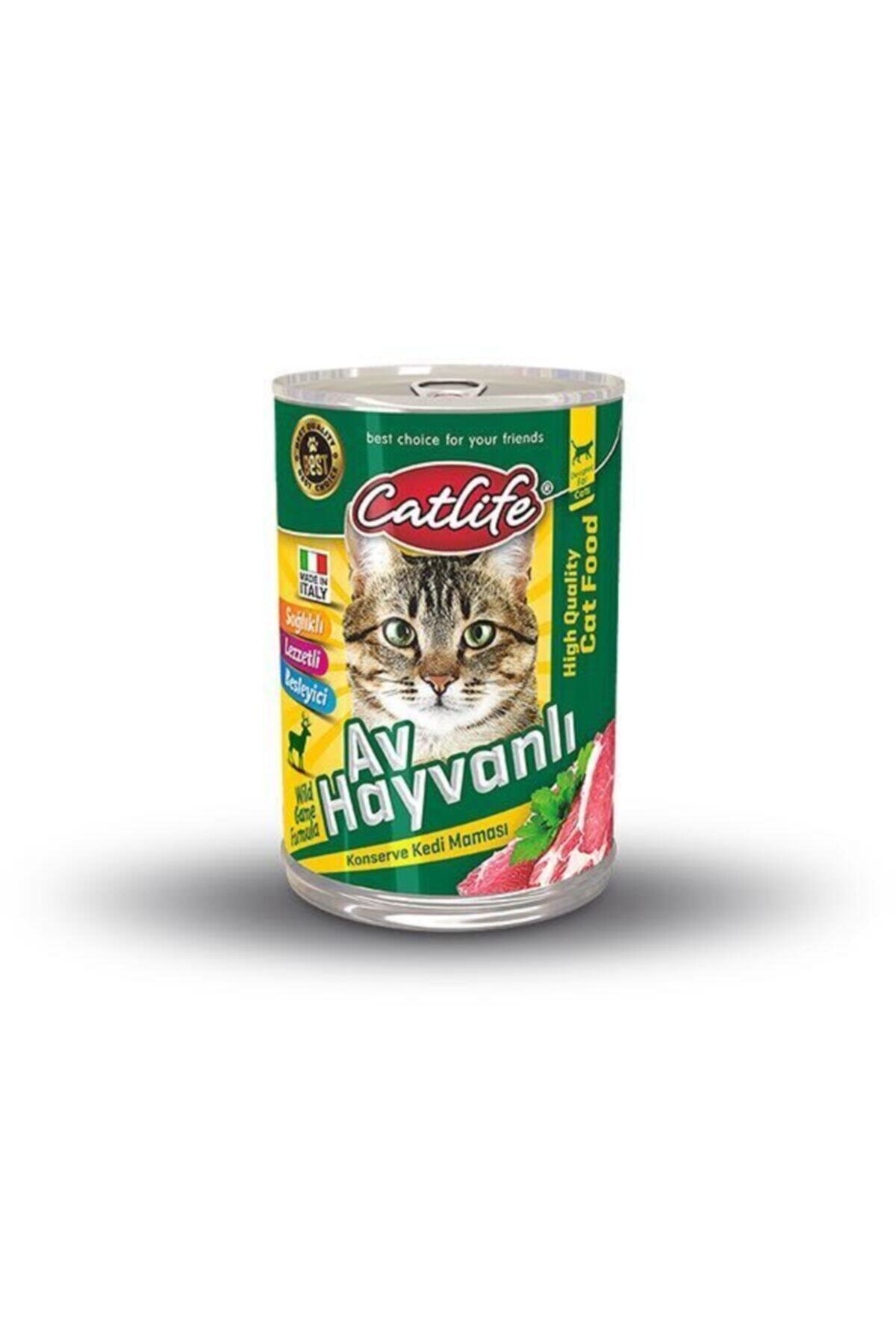 Catlife Av Hayvanlı Kedi Konservesi 415 Gr. 24 Adet