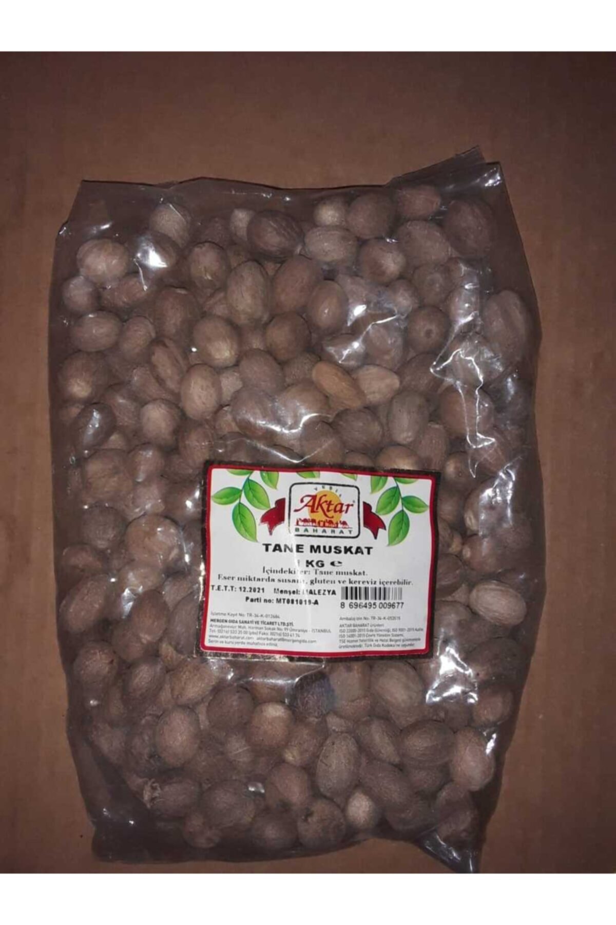 Aktar Baharat Aktar Tane Muskat 1000 Gr