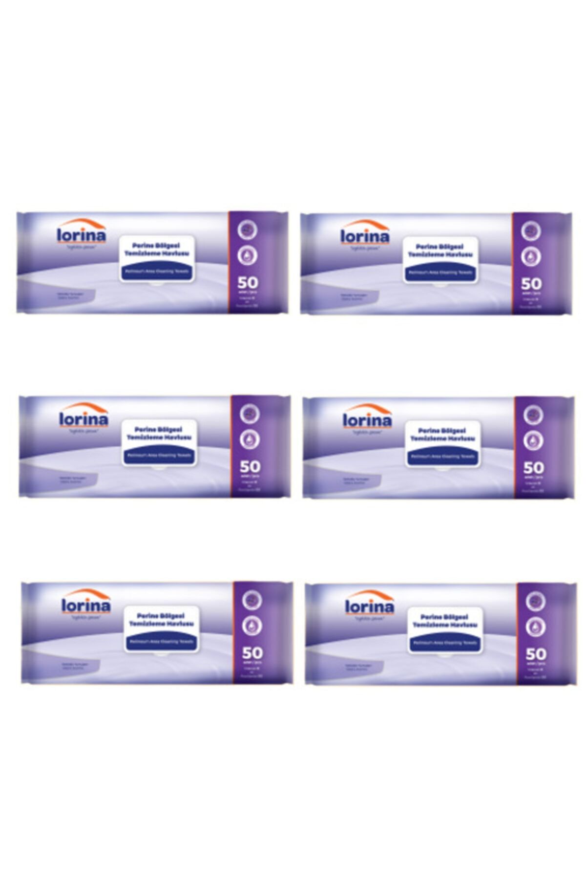 LORİNA Perine Bölgesi Temizleme Havlusu 6 Paket