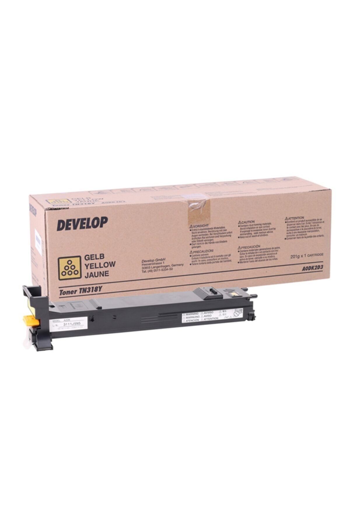 DEVELOP Tn-318  Sarı Toner Ineo +20 (a0dk2d3) (8.000 Sayfa)