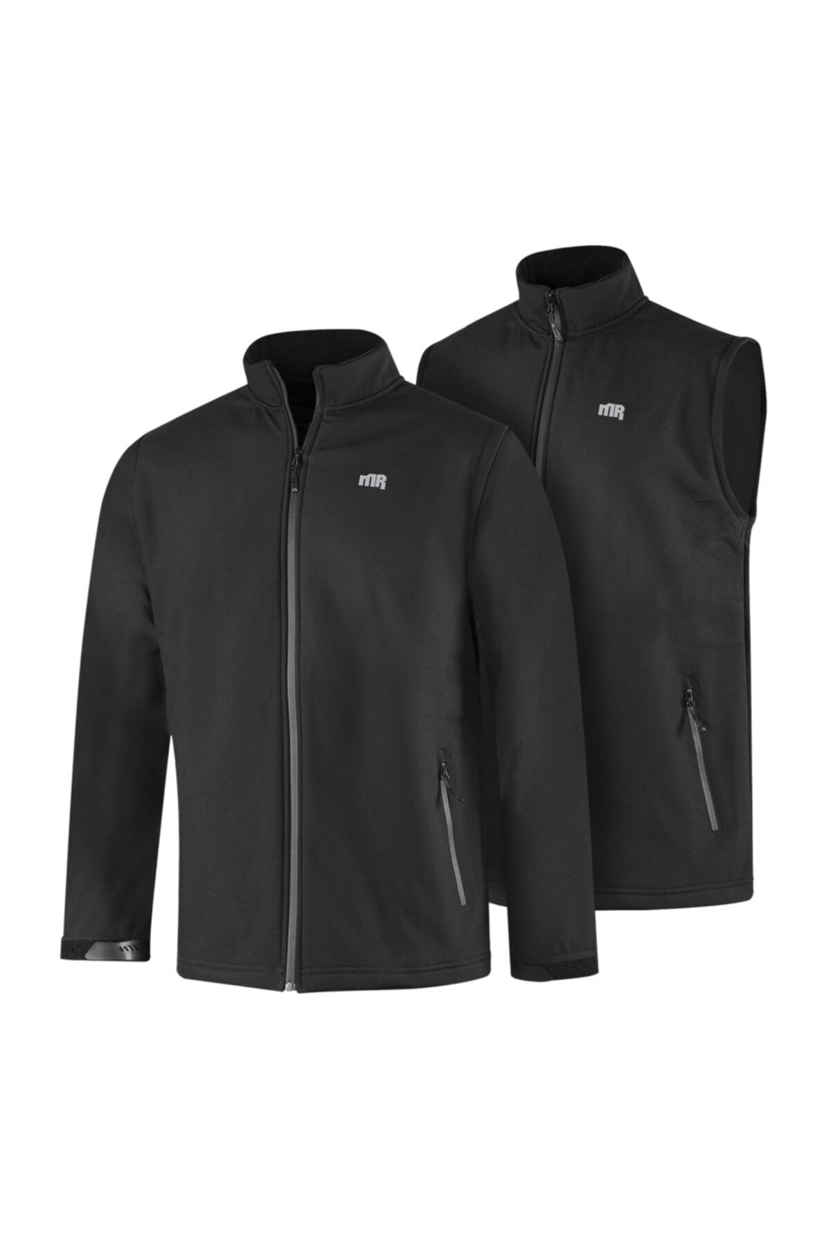 Mototekno Republic Unısex Siyah Mr Soft Shell Mont