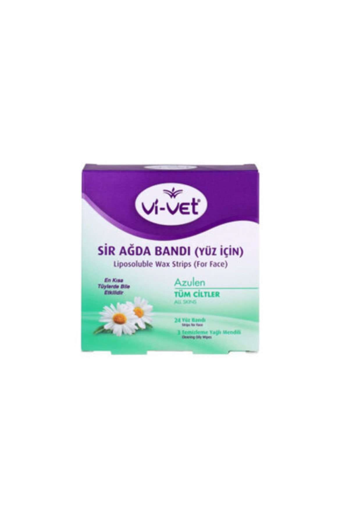 Vivet Yüz Için Azulen Sir Ağda Bandı 24’lü