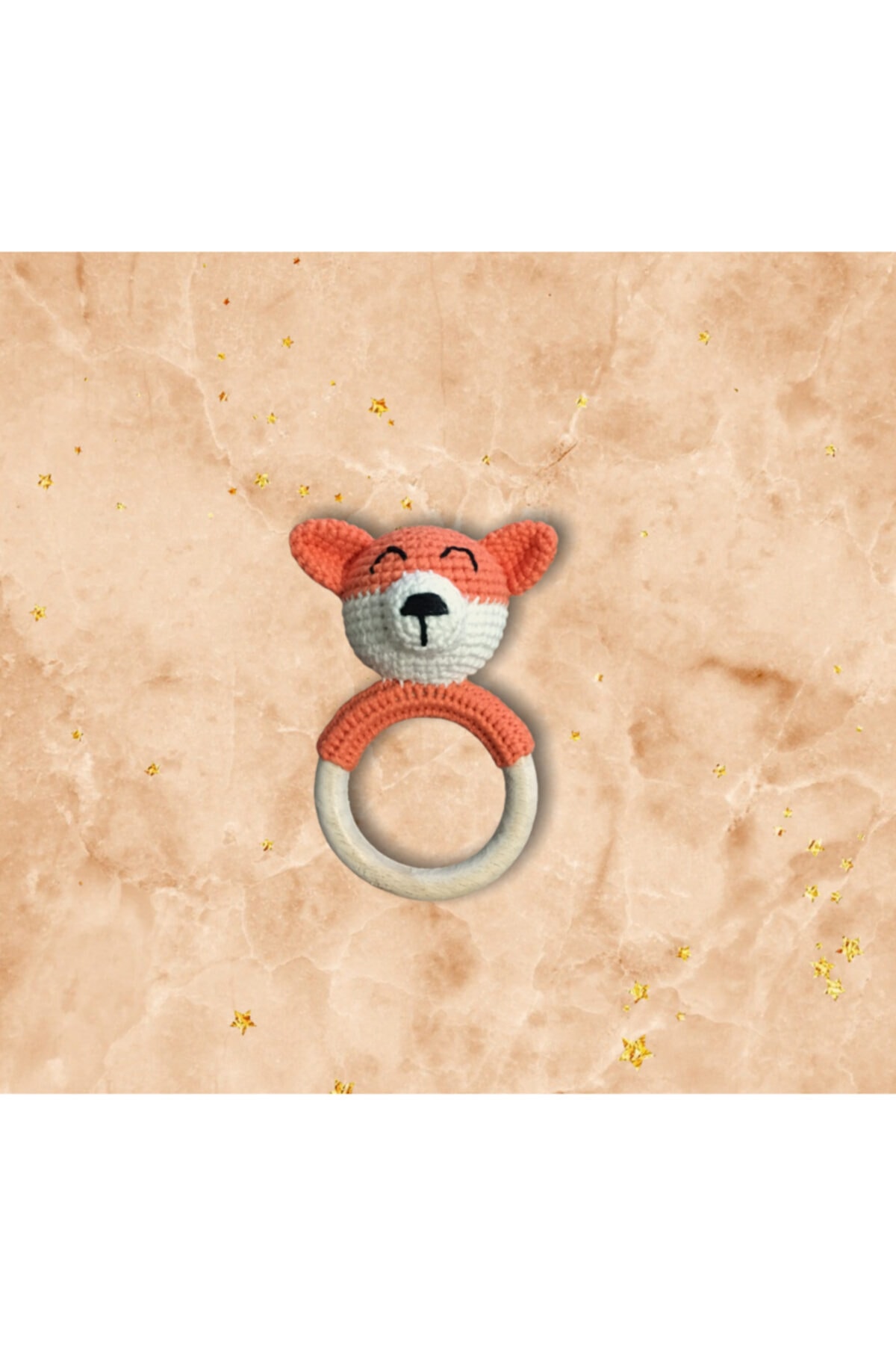Foxart Turuncu Tilki Diş Kaşıyıcı Ve Çıngırak