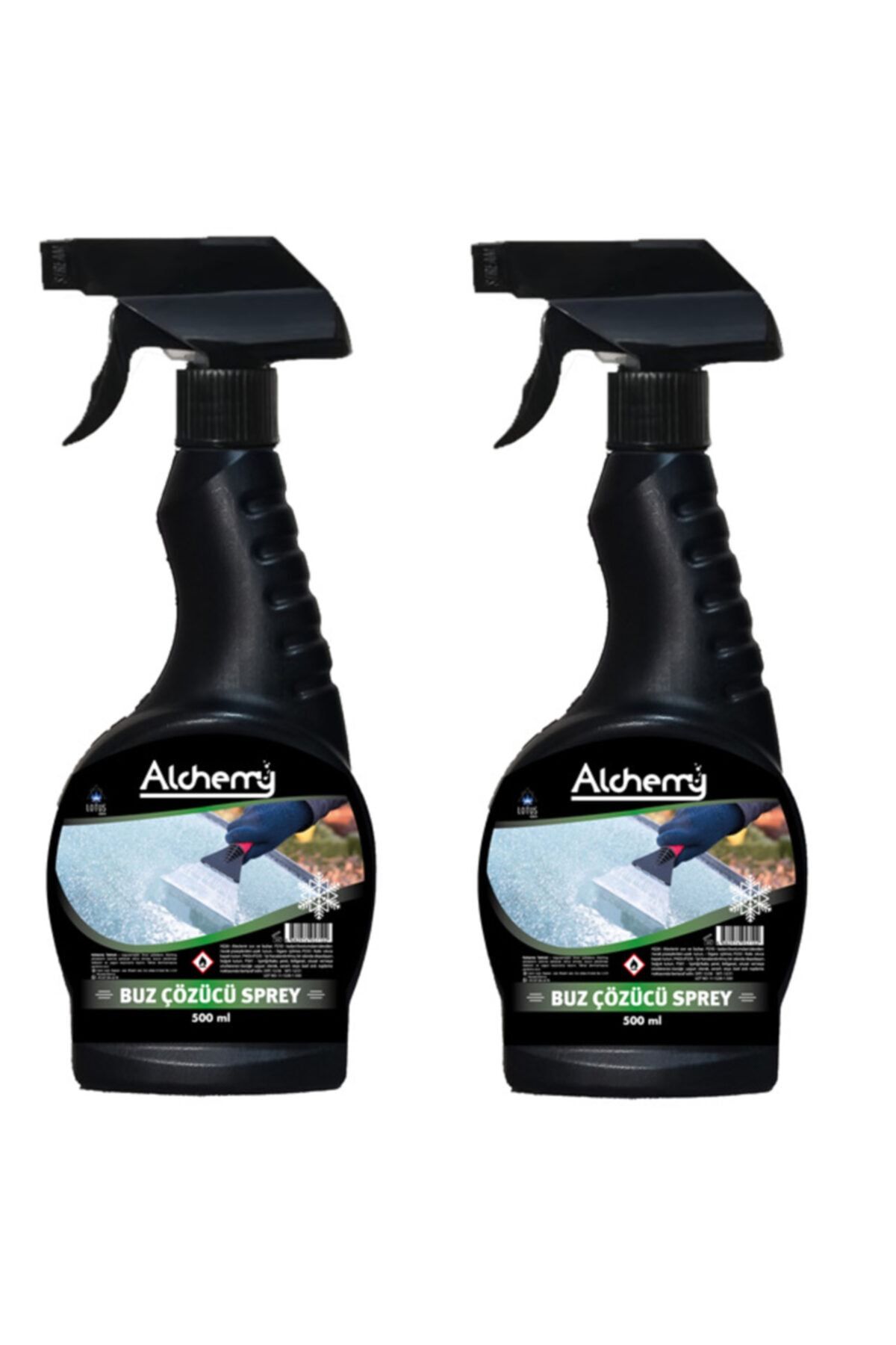 ALCHEMY Buz Çözücü Sprey (2 Adet)- 500 ml +500 ml (kokulu-güçlü Formül)