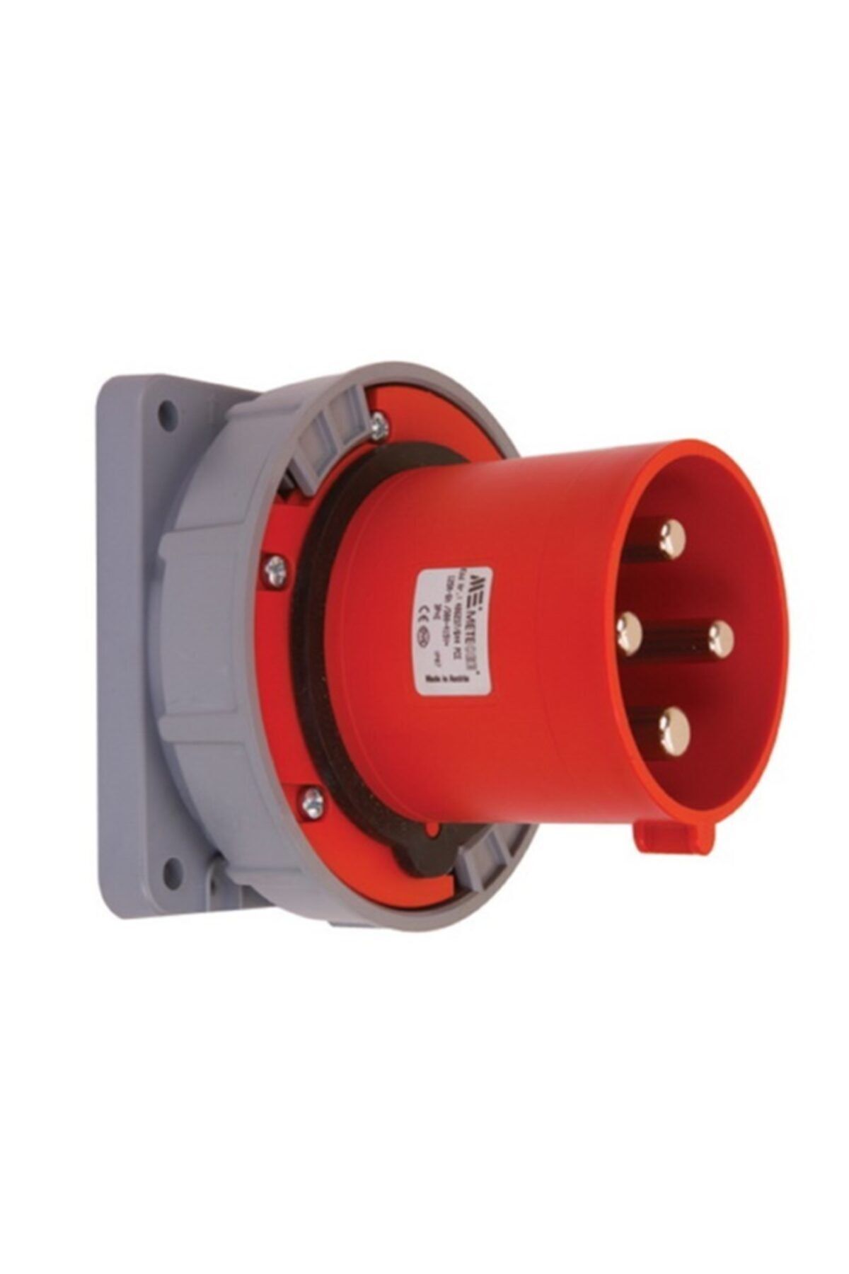 Mete Enerji 63a Cee Norm Makina Fişi Ip67 3p+e Vidalı