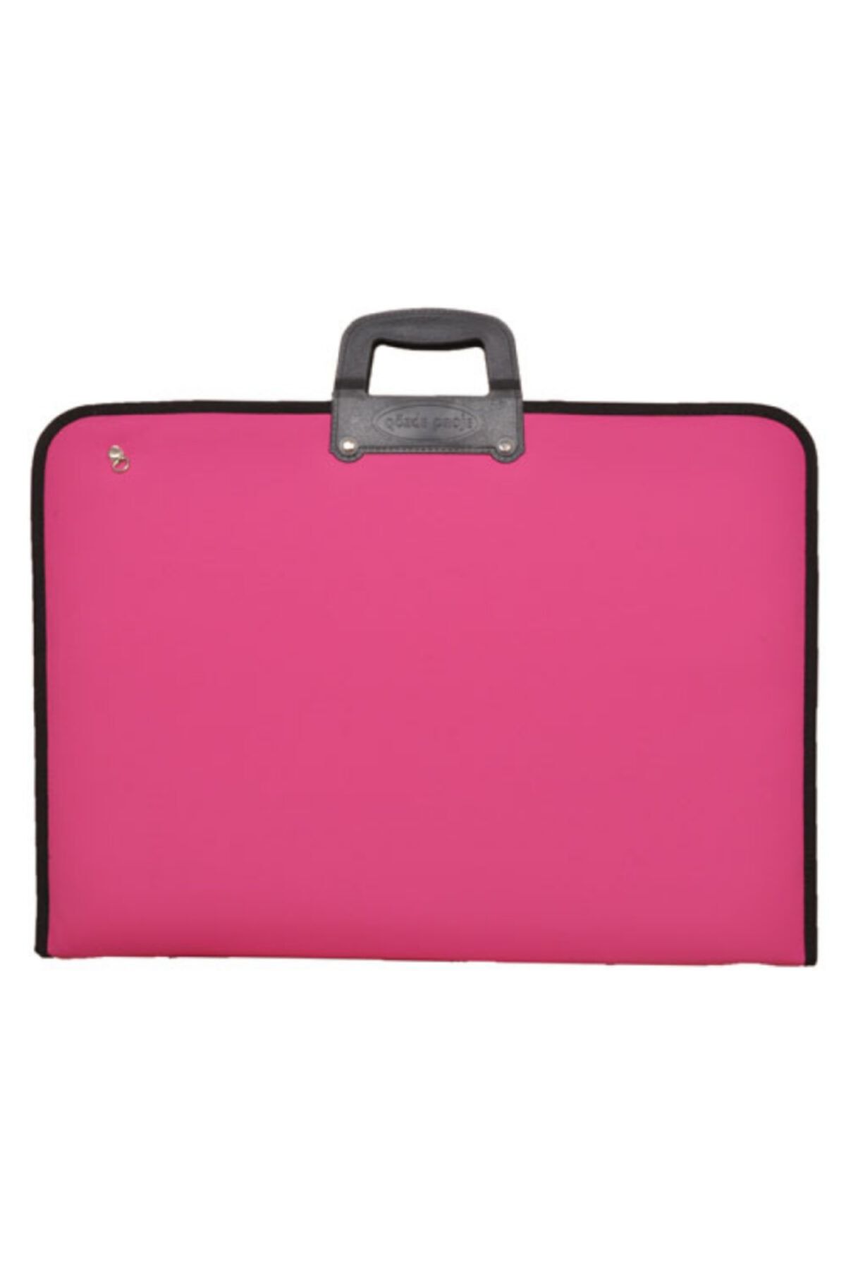Gözde Sanatsal Deri Proje Çantası 40*55*4 Cm. Cepli Pembe