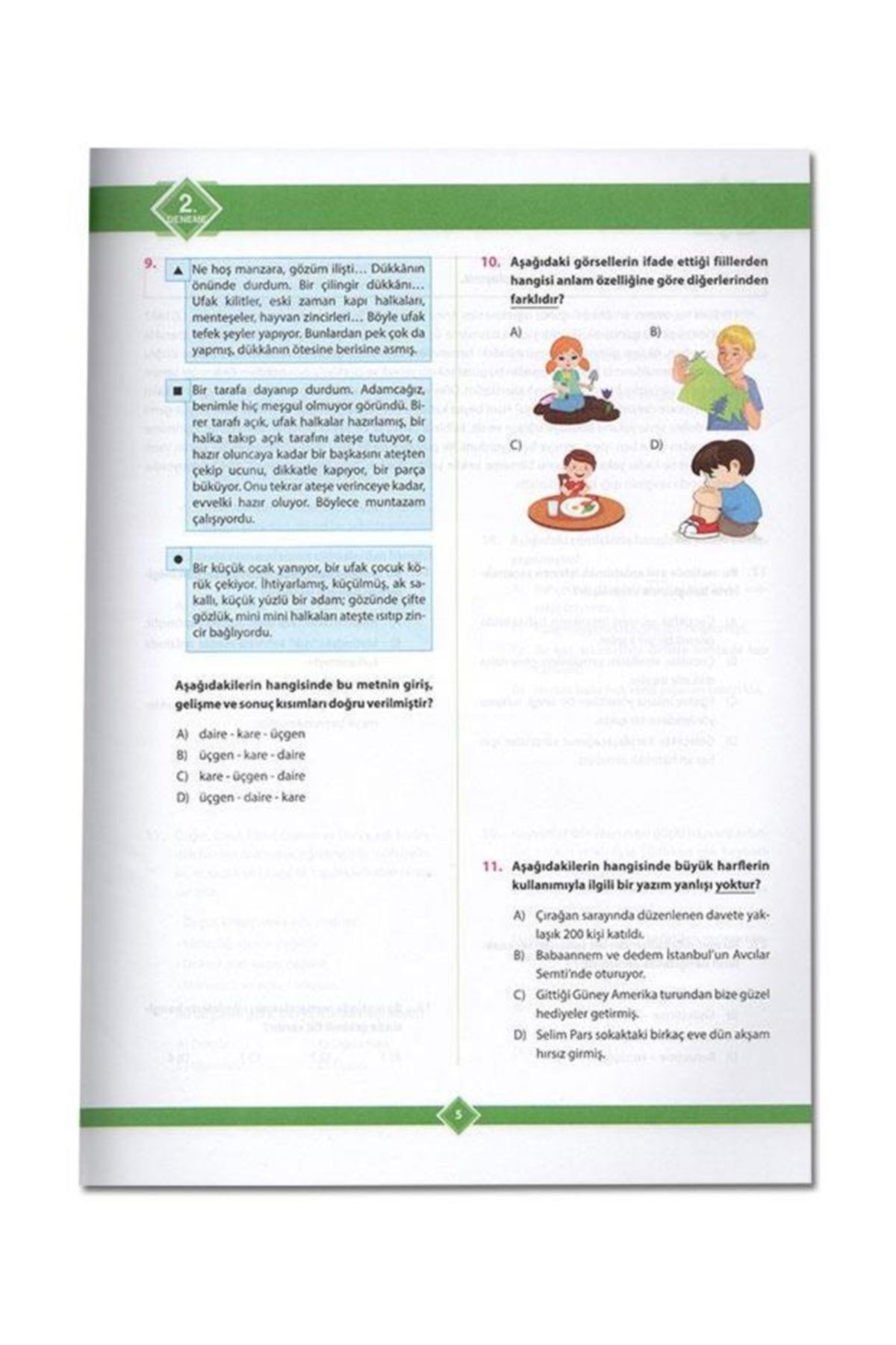 Dorya Yayinlari 7 Sinif Turkce Pro Set Deneme Sinavi Trendyol