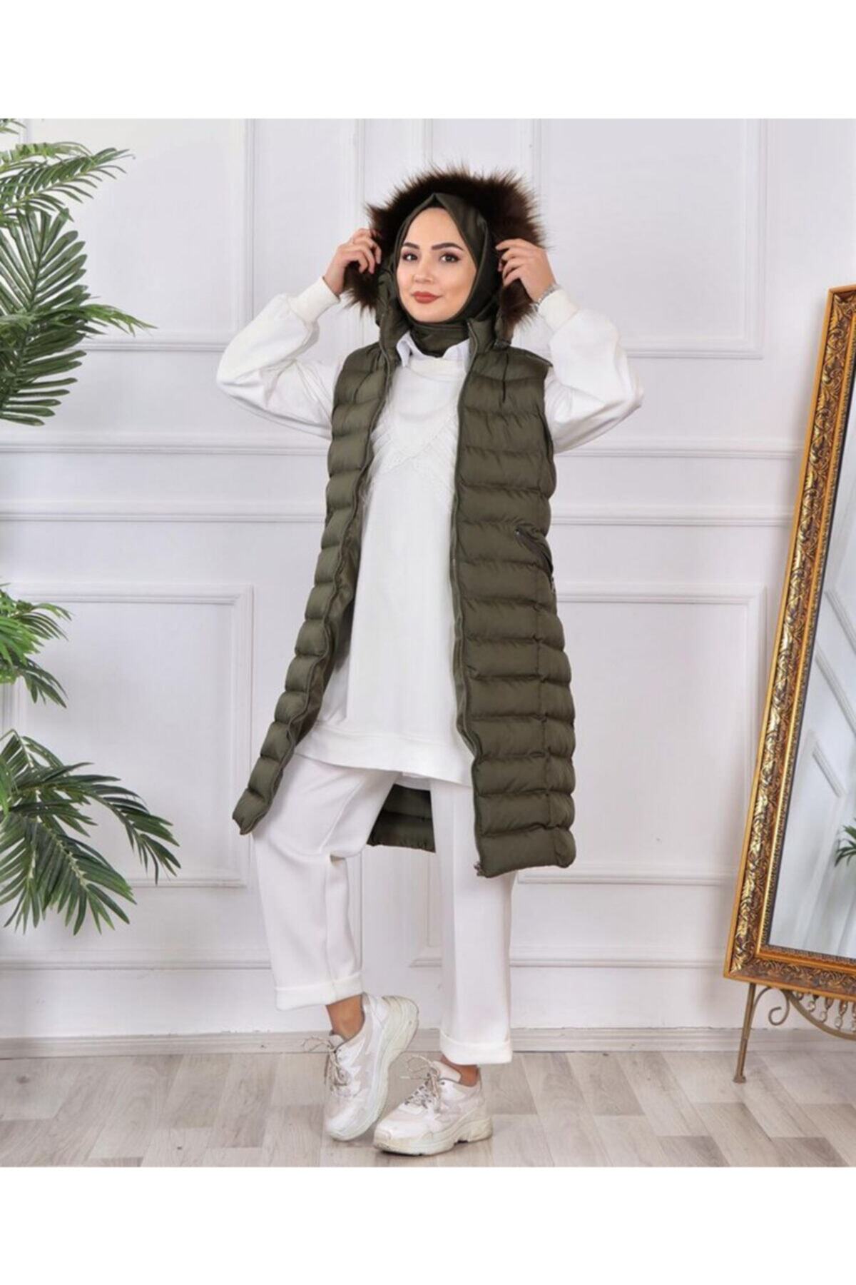 favoristore Spor Uzun Şişme Yelek