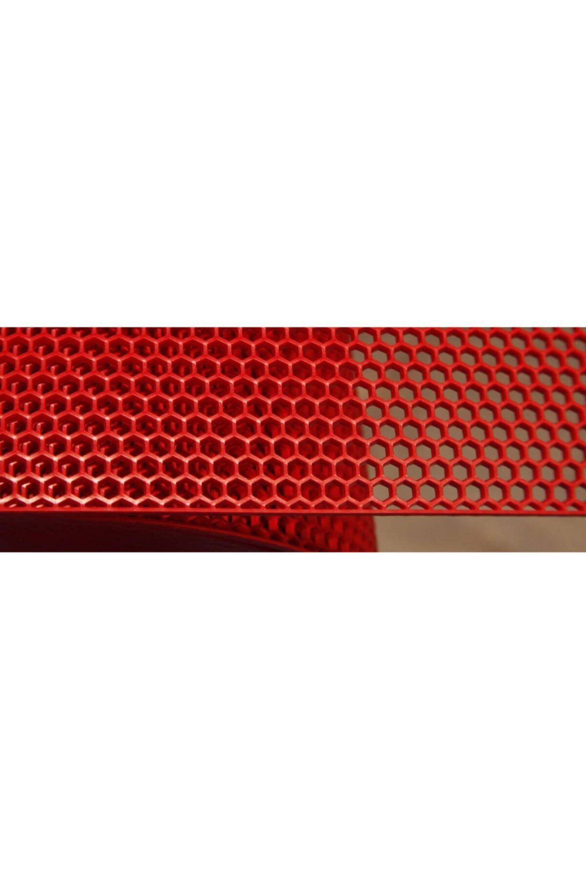 COLOURMAT Clourmat Kırmızı Kaydırmaz Petek Paspas 120cm X 500cm