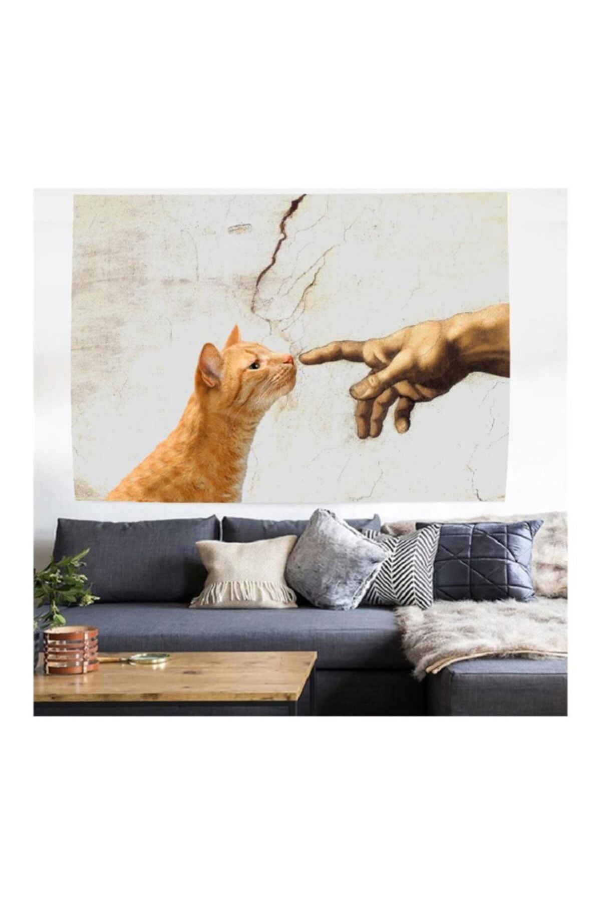 Hayalevi Consept 65x95 Cm Cats Angelo Duvar Halısı