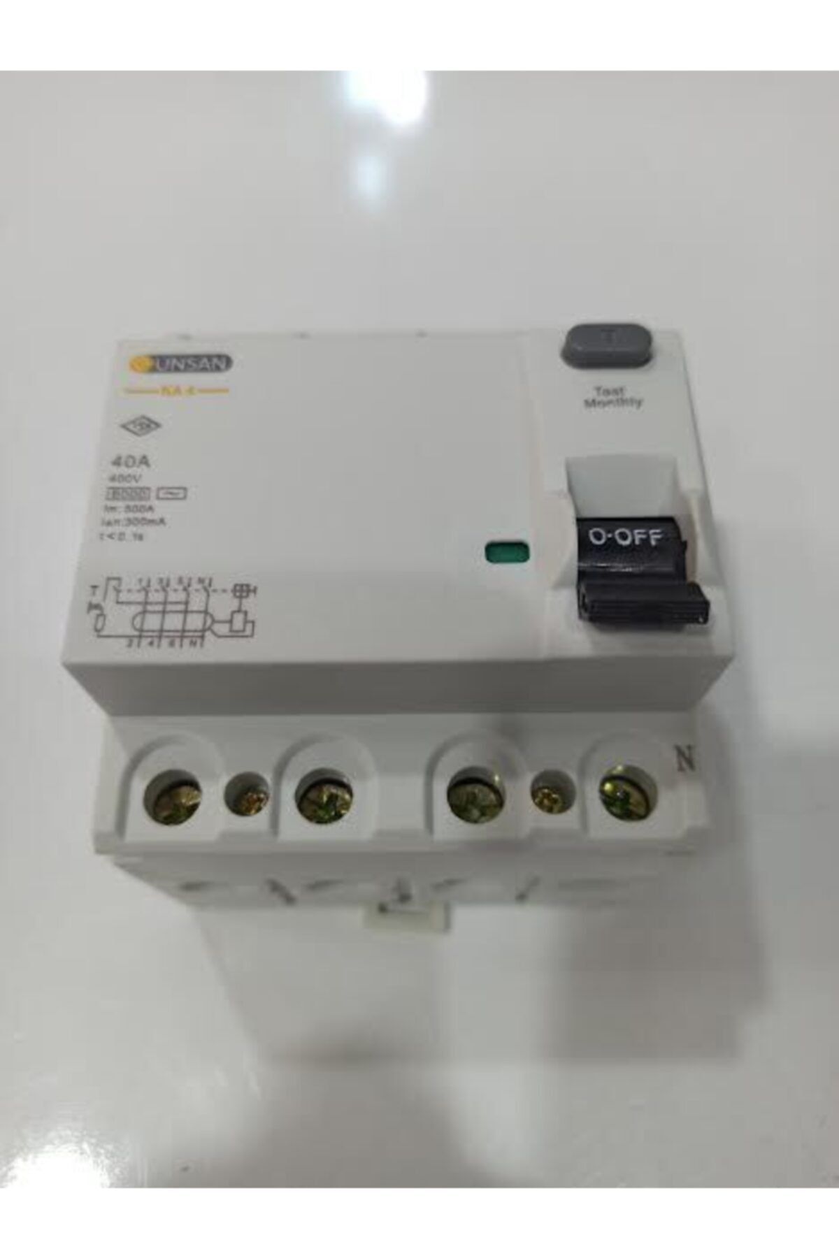 Günsan Kaçak Akım Koruma Rölesi 4p 6ka 300ma 40a