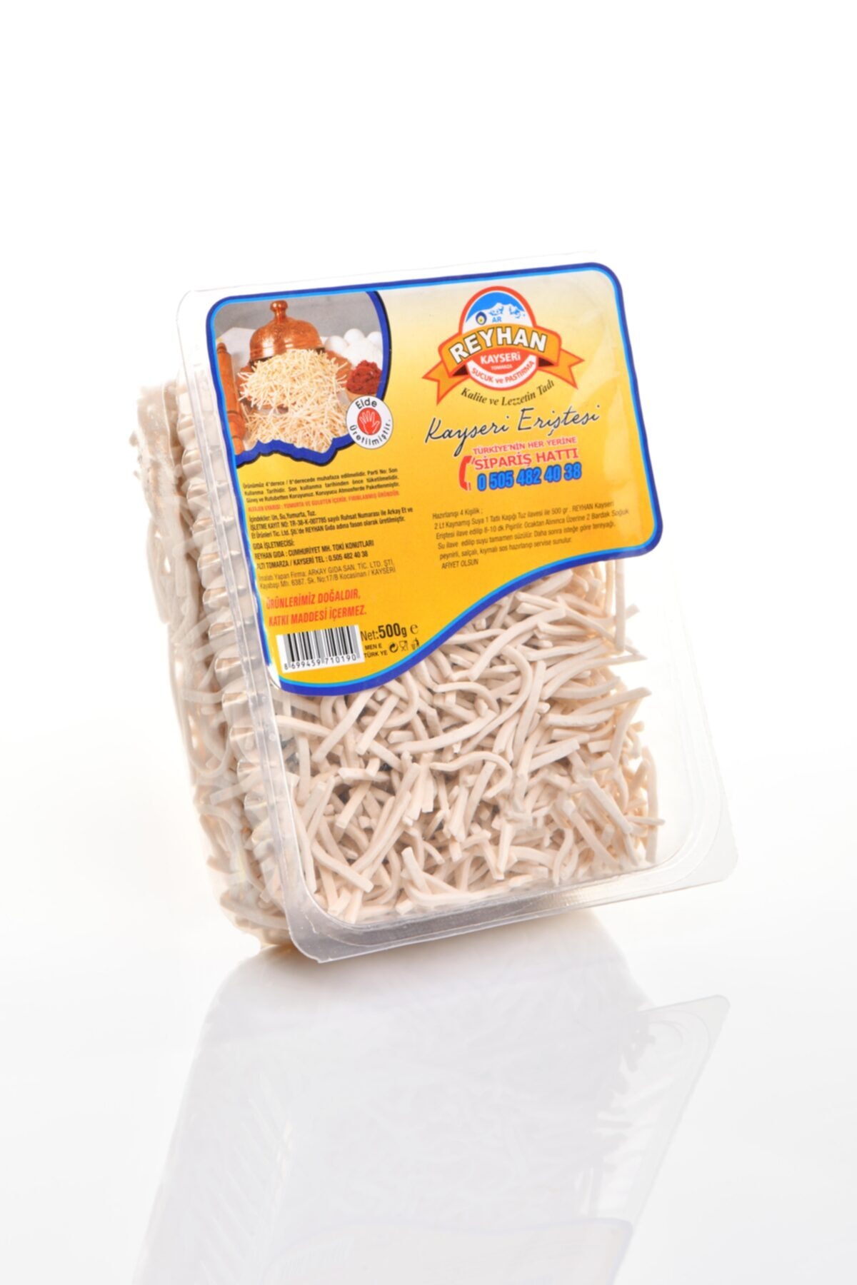 KAYSERİ YÖRESEL REYHAN SUCUKLARI Kayseri Eriştesi 500gr