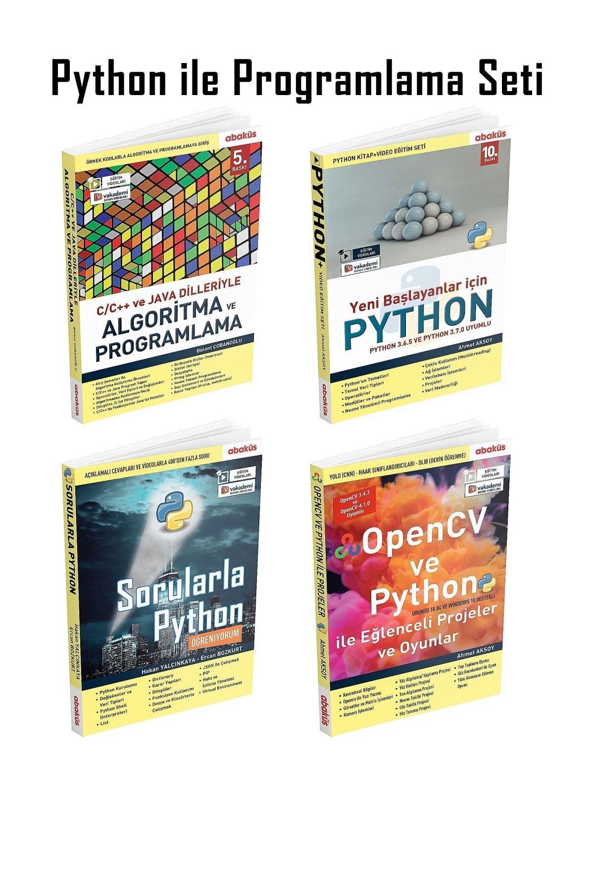 Abaküs Kitap Python Ile Programlama Seti