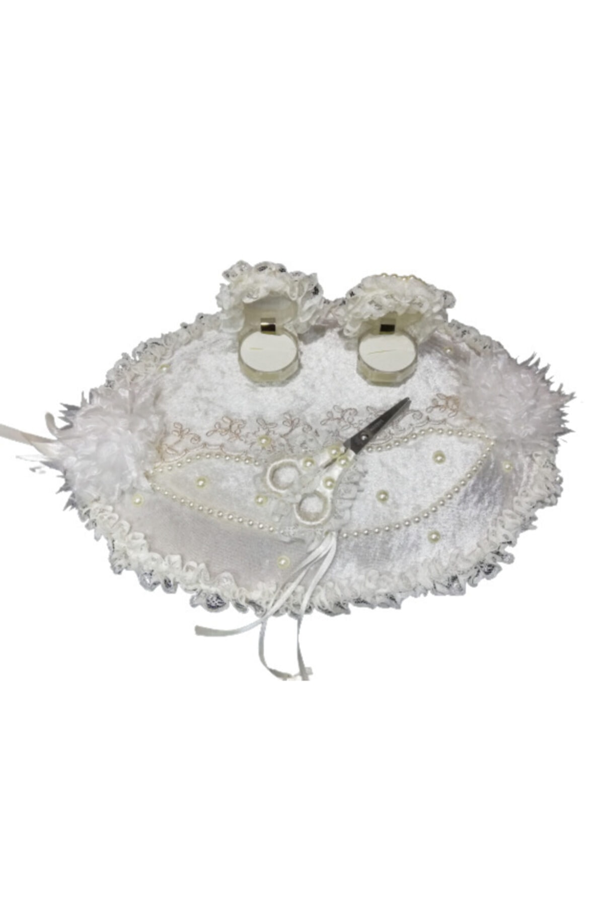 Yerli Aksesuar Söz/nişan Tepsisi Beyaz