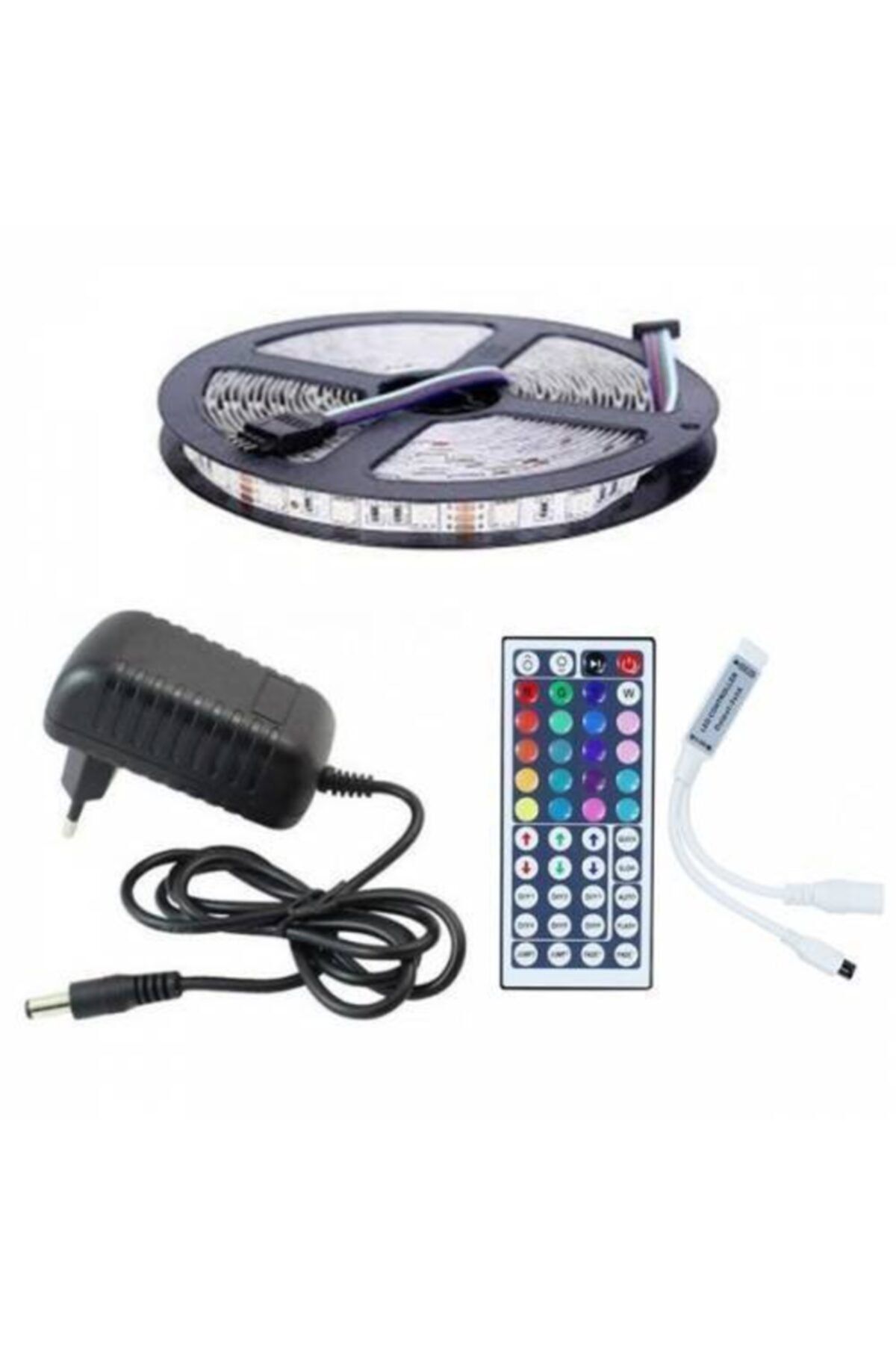 hero serit led rgb 44 tuslu kumandali 20 renk ic mekan 3 cip 5050 smd tak calistir double pcb fiyati yorumlari trendyol