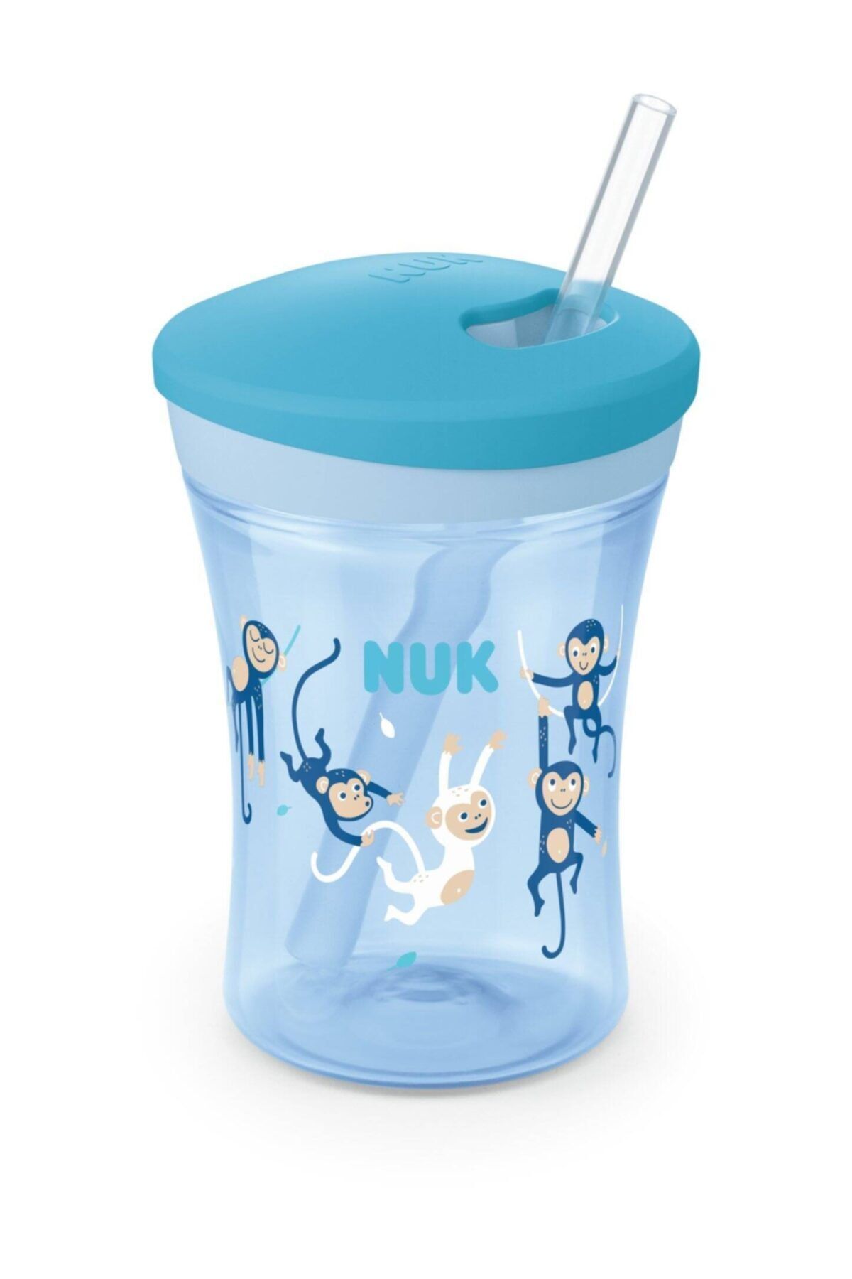 Nuk Yeni Action Cup Evo Damlatmaz Bardak Suluk 230ml Mavi