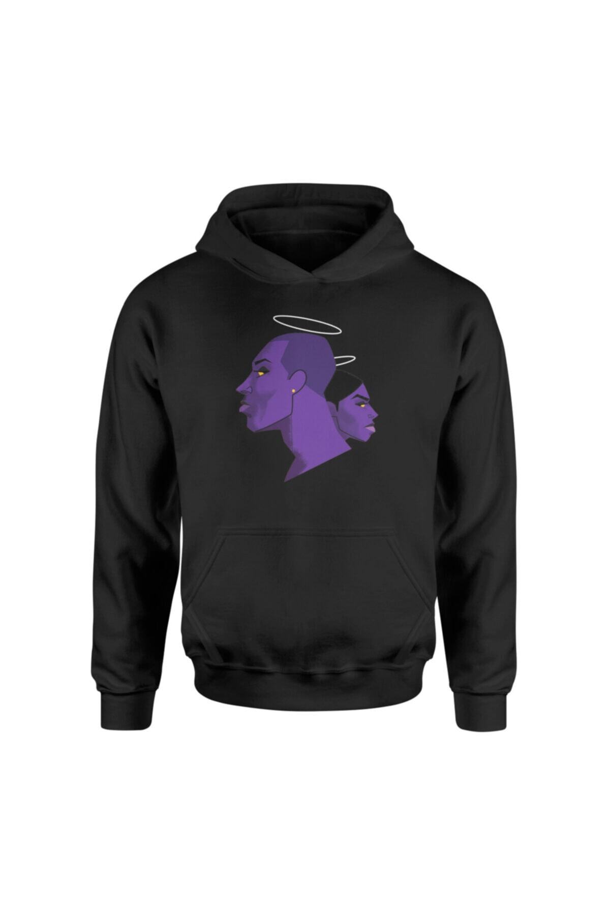 NSJ SPORTIVE Gigi And Kobe Siyah Hoodie