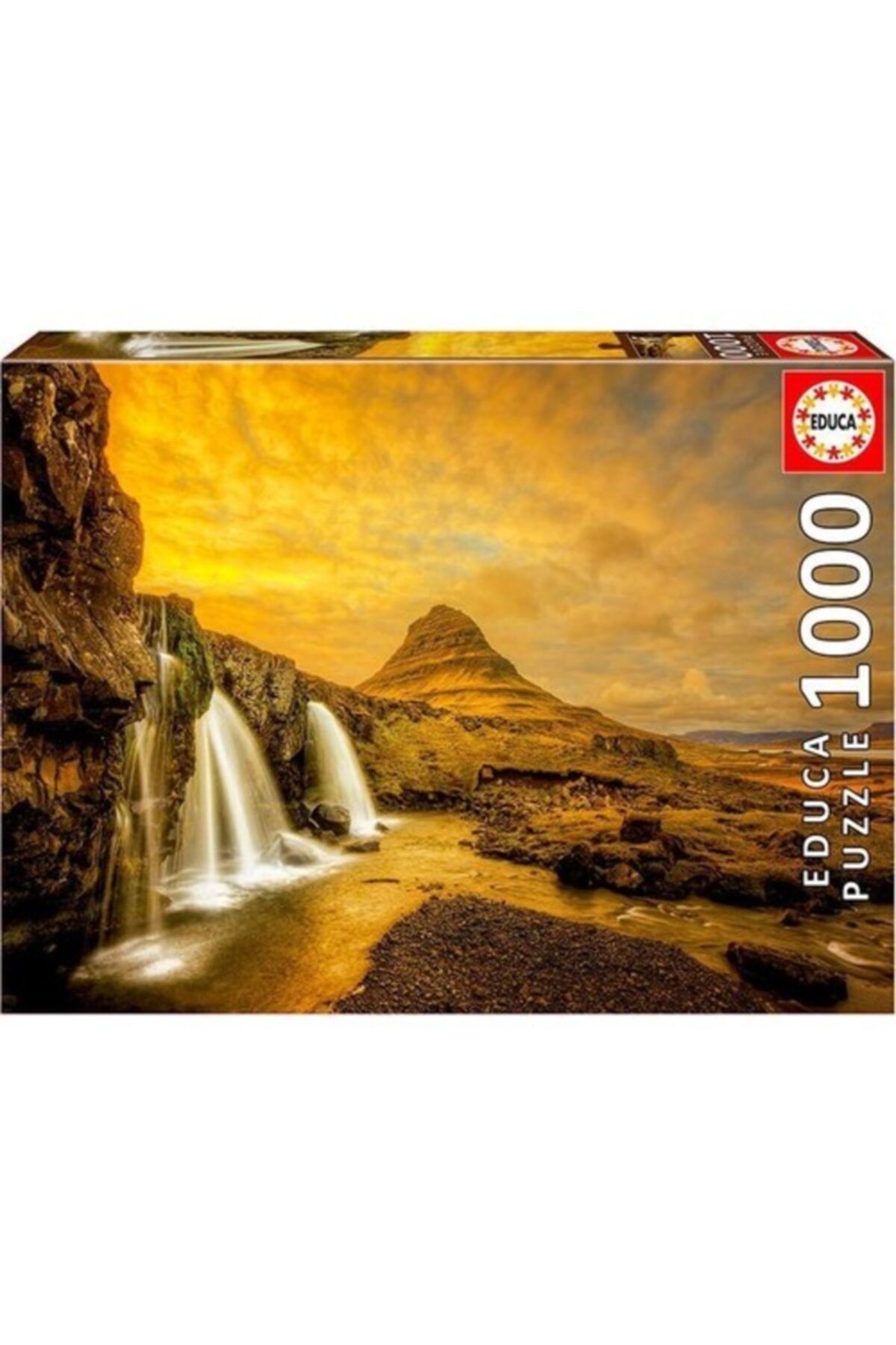 EDUCA Kirkjufellsfoss Waterfall 1000 Parça Puzzle No.17971
