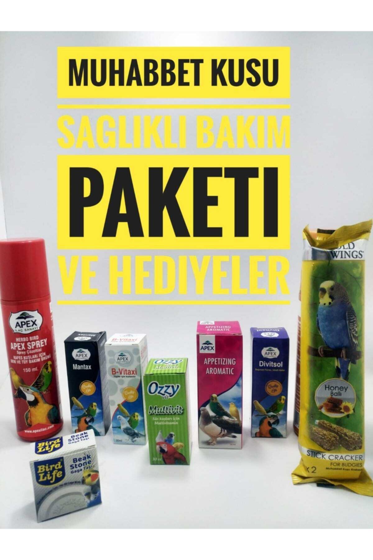 Ozzy Muhabbet Kuşu Bütün Ihtiyaçlaları Tek Pakette