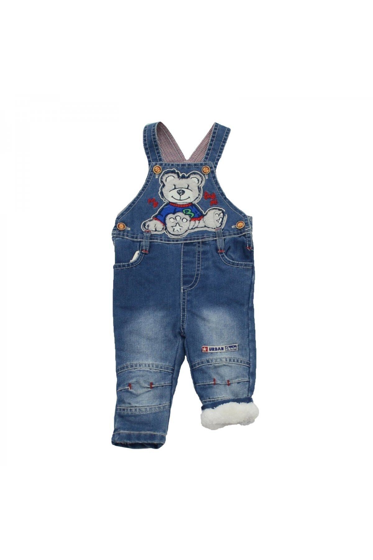 PundiKids Sani Içi Polarlı Nakışlı Erkek Bebek Slopet