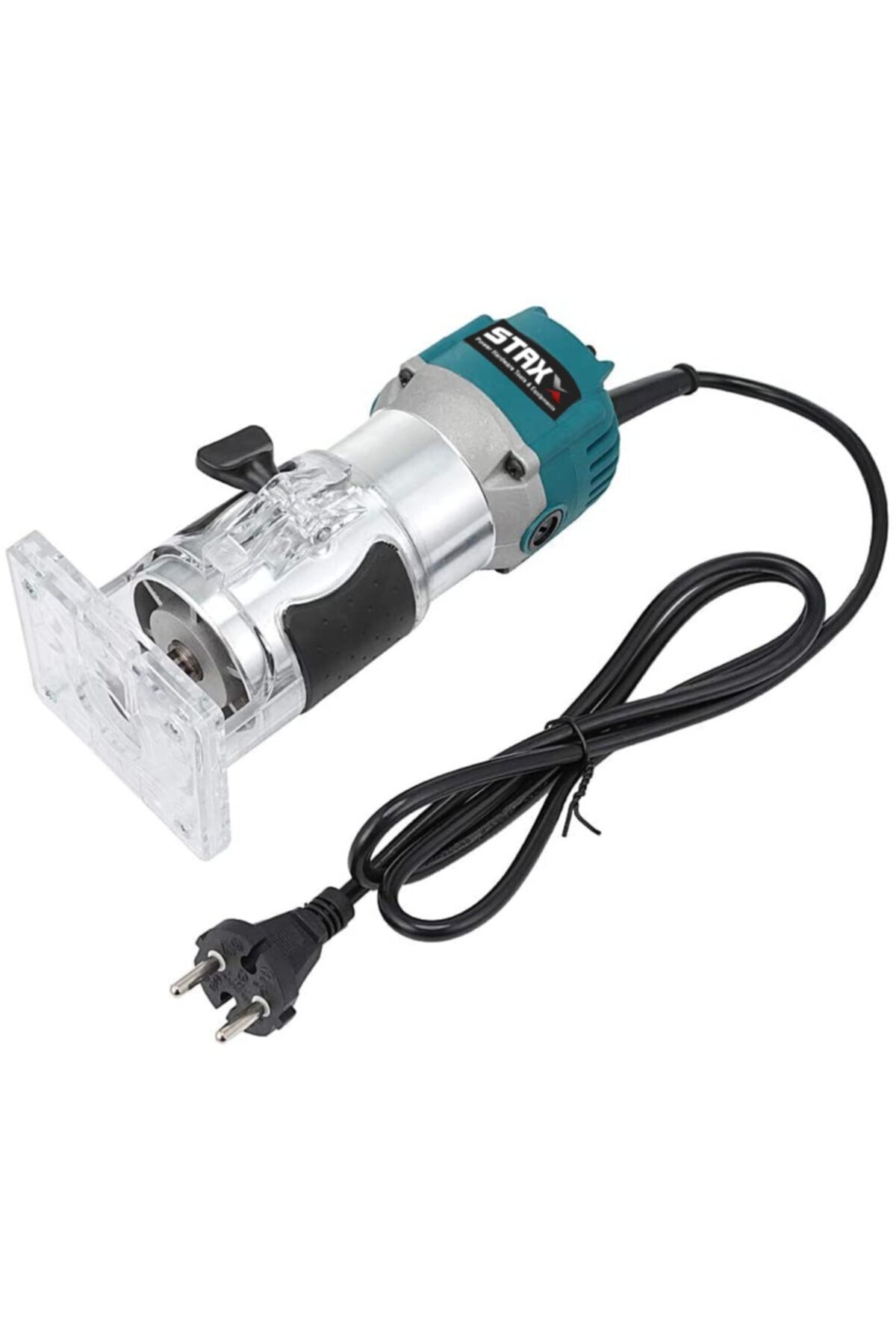 STAXX POWER Staxx Pro 6 Kademe Devir Ayarlı 1600w Formika Traşlama Freze Makinesi 6mm Pens 2 Yıl Garantili