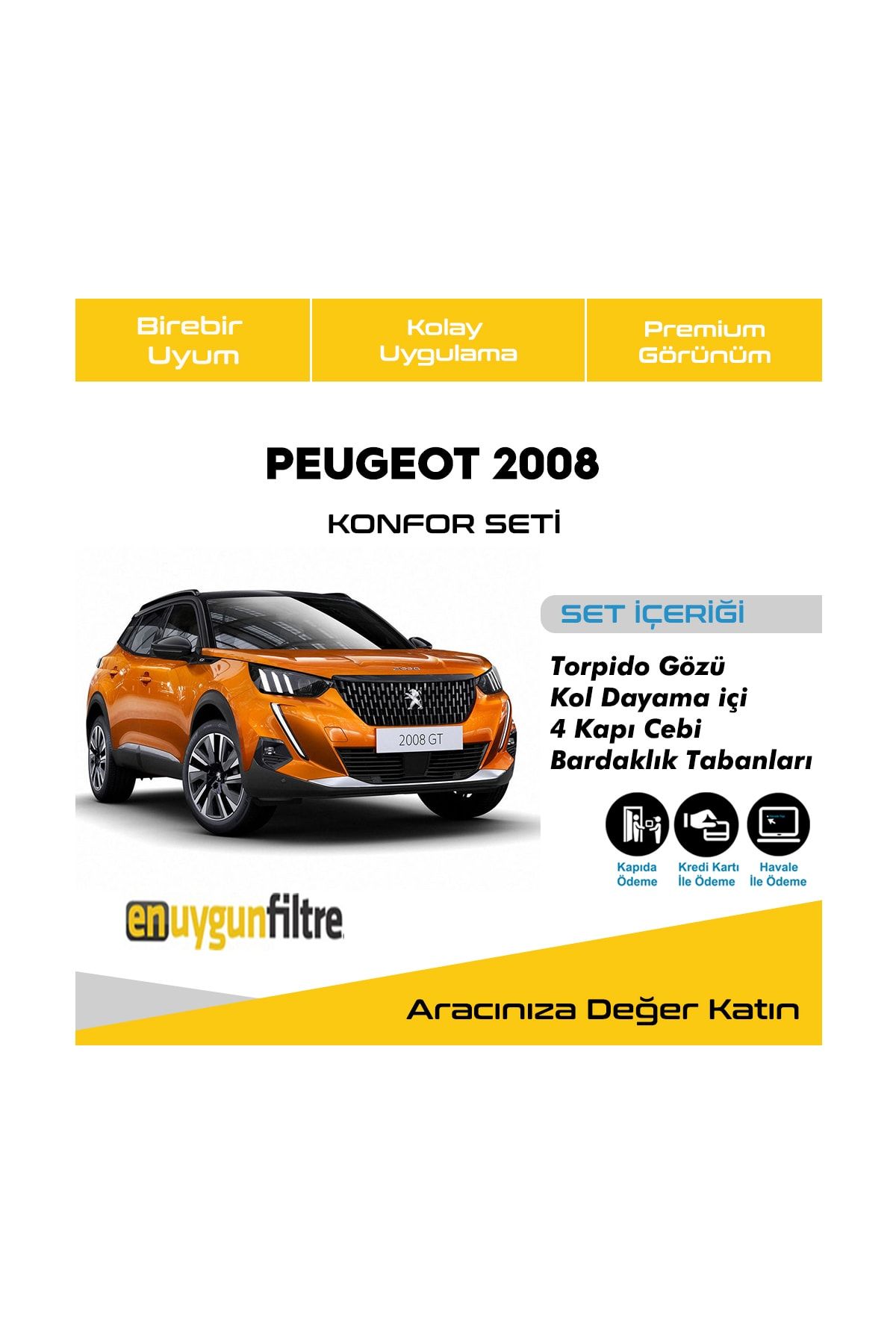 enuygun peugeot 2008 konfor seti fiyati yorumlari trendyol