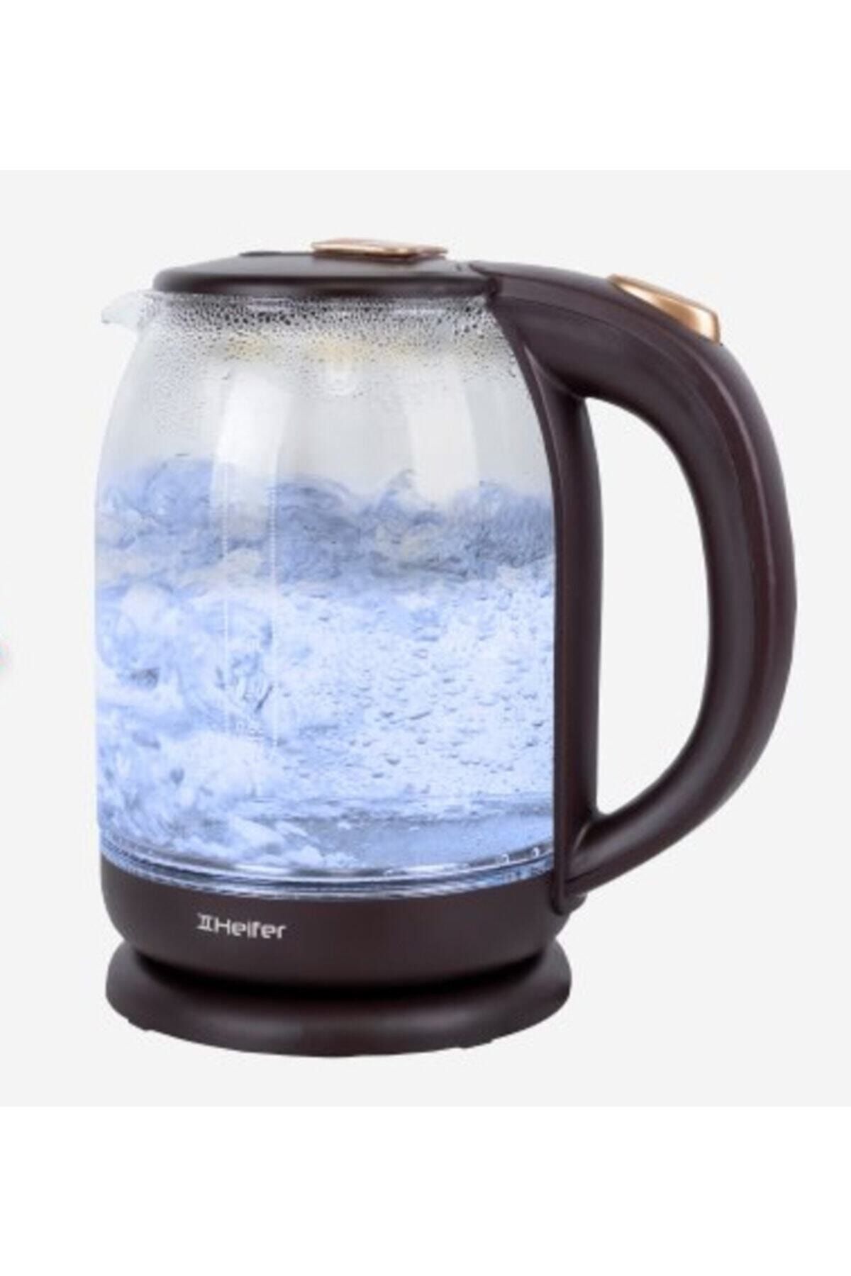 heifer led isikli cam kettle renk degistiren su isiticisi fiyati yorumlari trendyol
