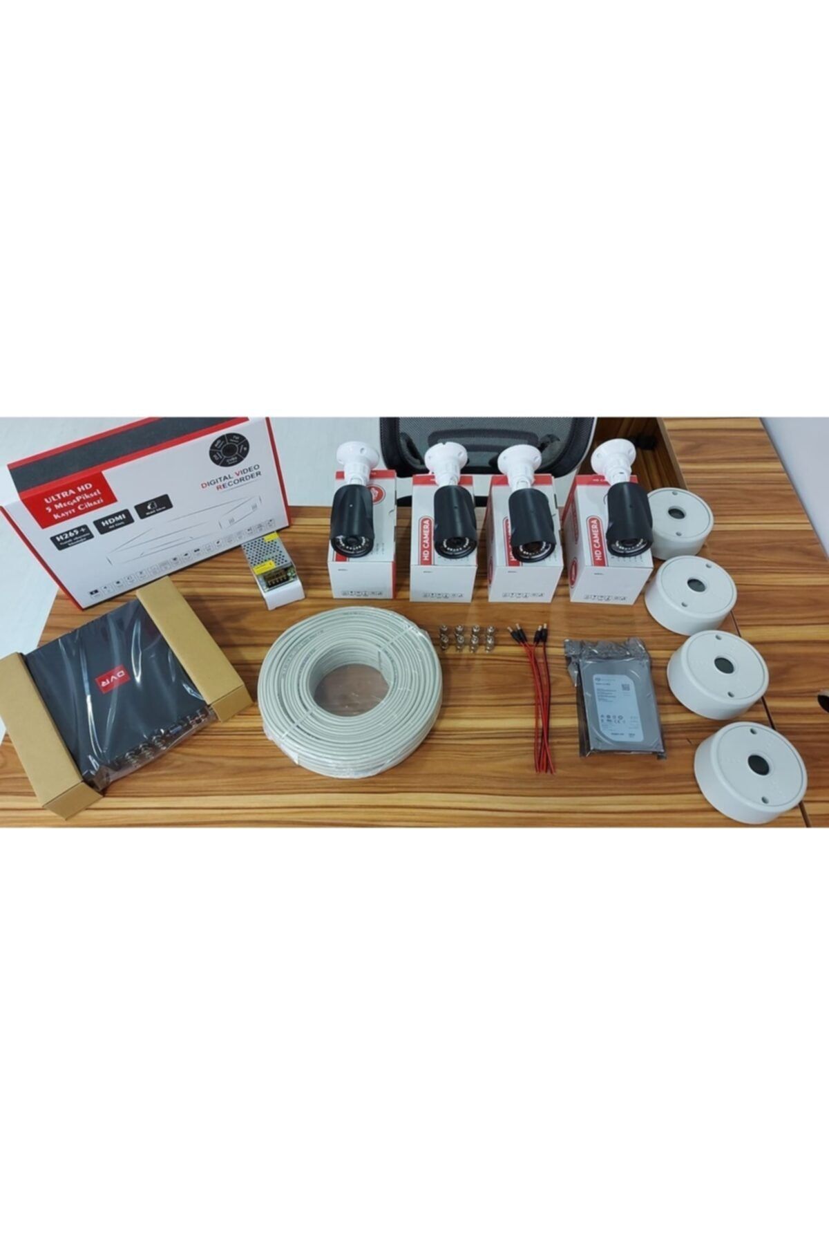 OEM 4 Lü 2 Mp Full Hd Gece Görüşlü Kamera Seti