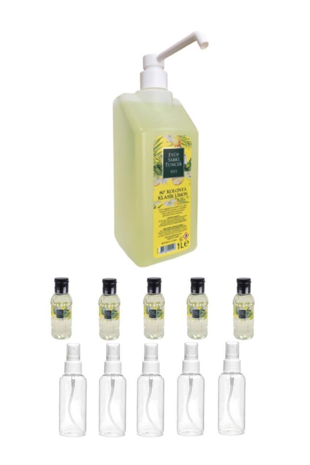 Eyüp Sabri Tuncer 1 Lt Pompalı+5 Ad 50ml+5 Ad Boş Sprey 100 ml