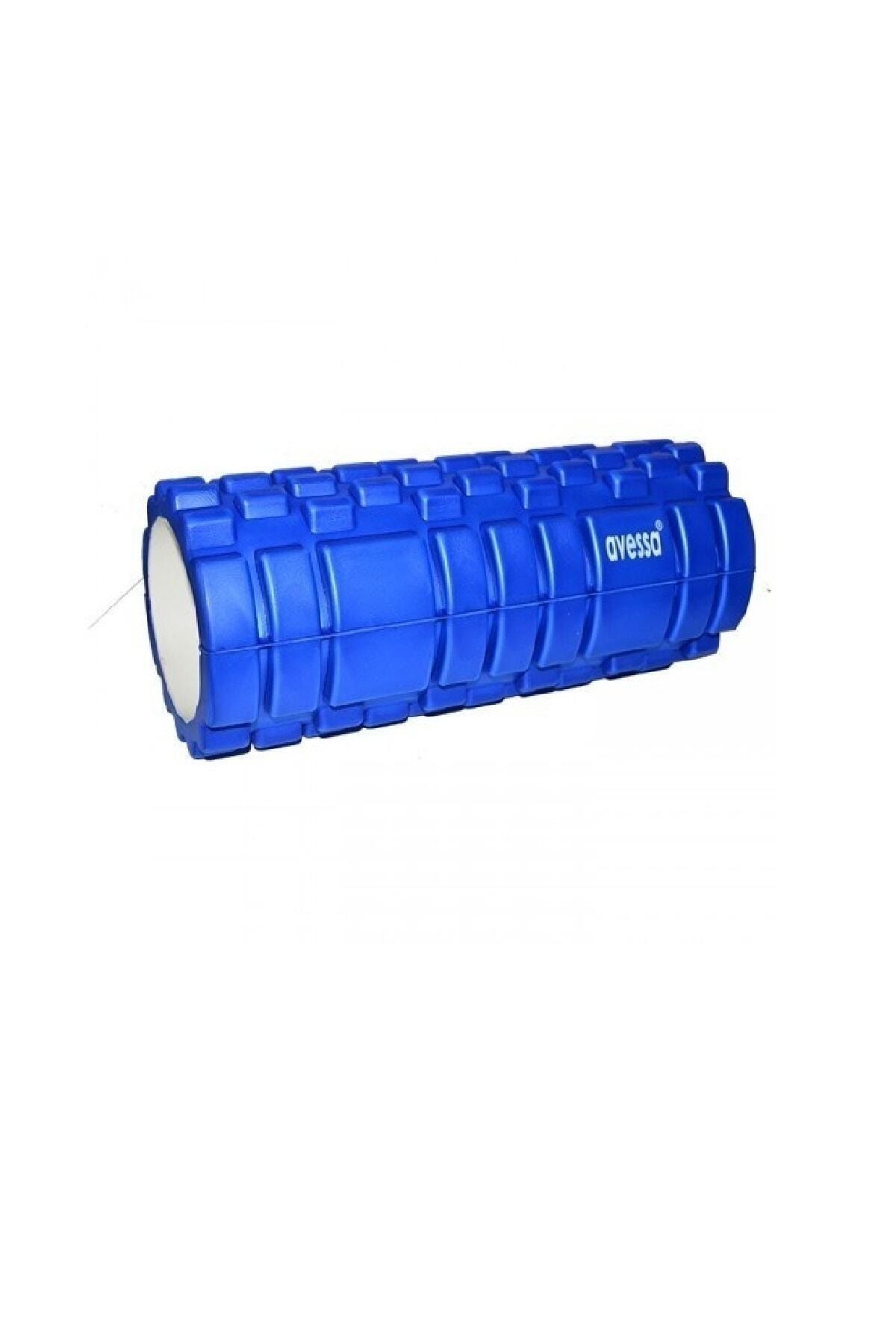 AVESSA Kısa Kompak Mavi Dizayn Foam Roller