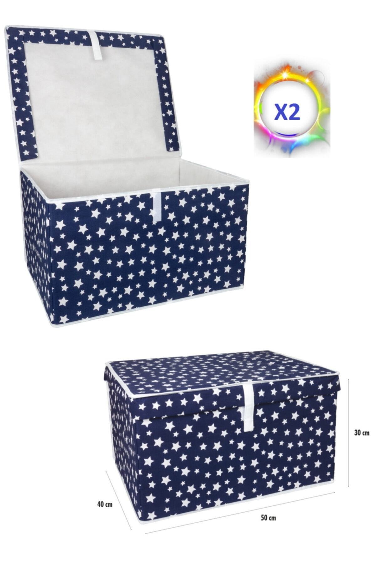 ELİFE HOME Çok Amaçlı Kutu Maxi 2'li Set