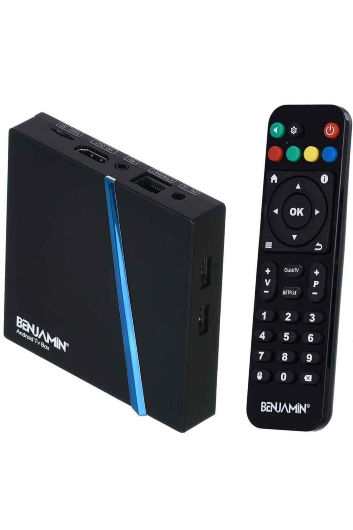 Benjamin 4k Android Uydu Alıcısı Tv Box Bj-a216