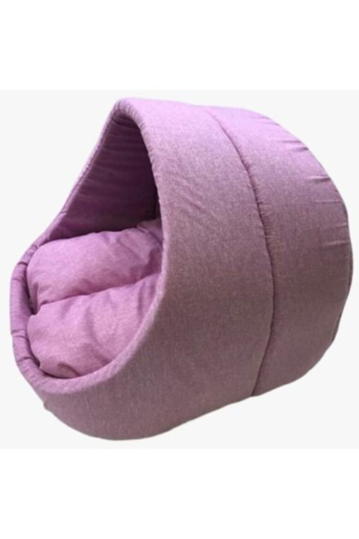 PetGross Kedi Evi Ve Yatağı Mağara Yuvası Yıkanabilir Pembe 40x40