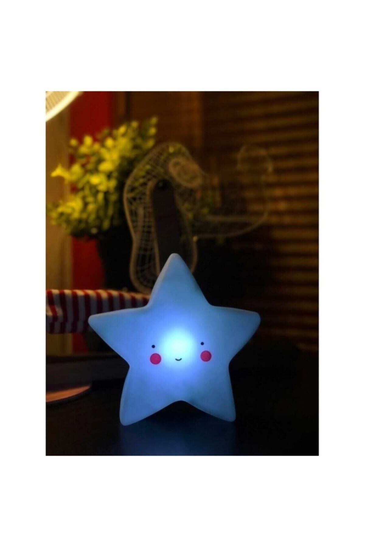 İstoc Trend Asorti 3d Dekoratif Led Yıldız Gece Lambası
