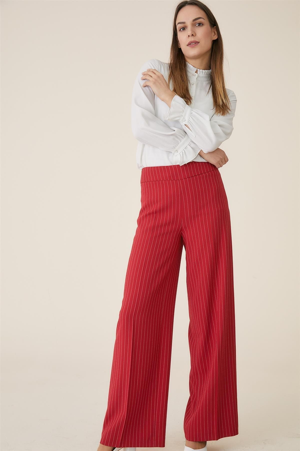 Tuğba Pantolon-kırmızı Tk-u7623-11