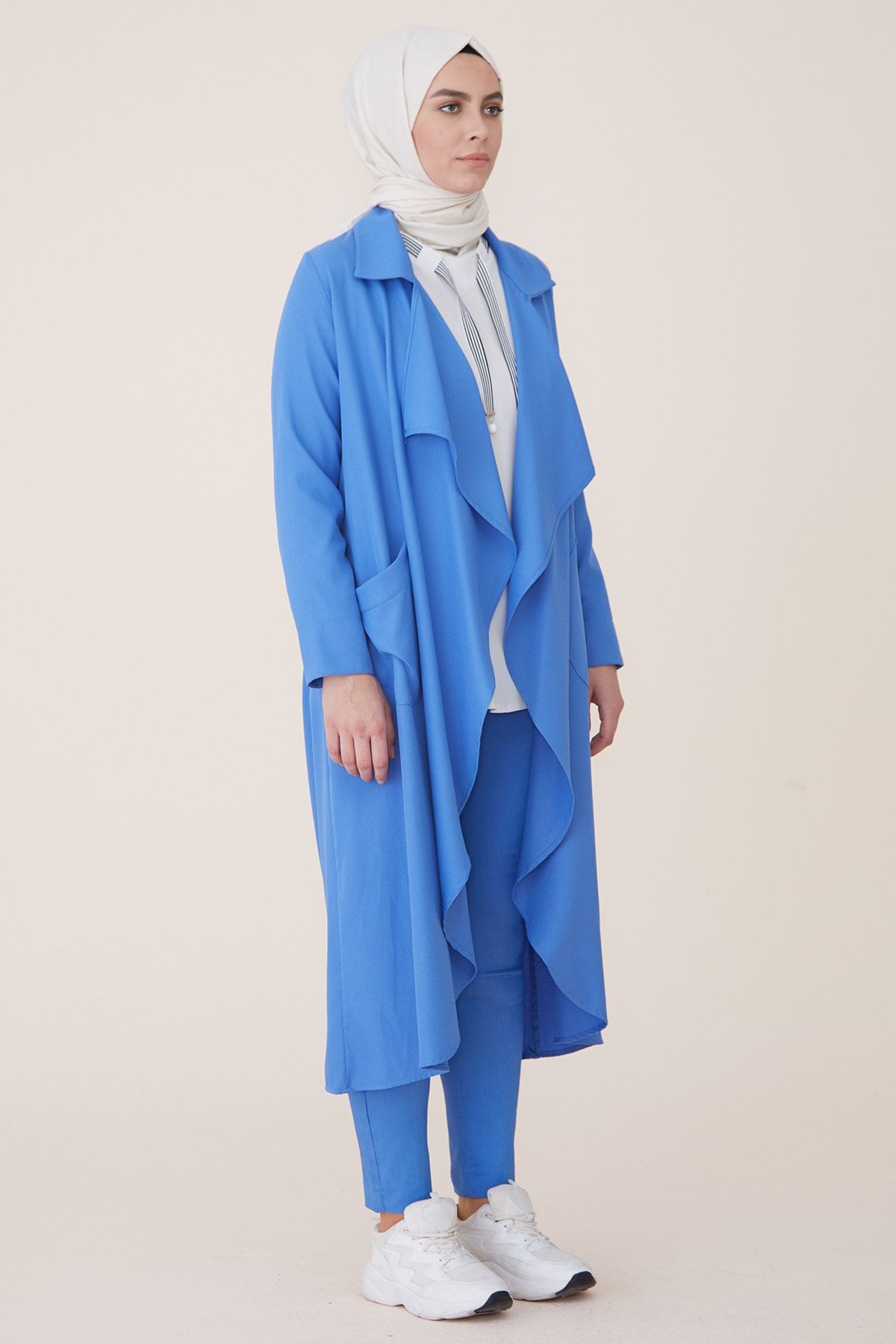 Armine Hırka 19ya3506 Gri Mavi