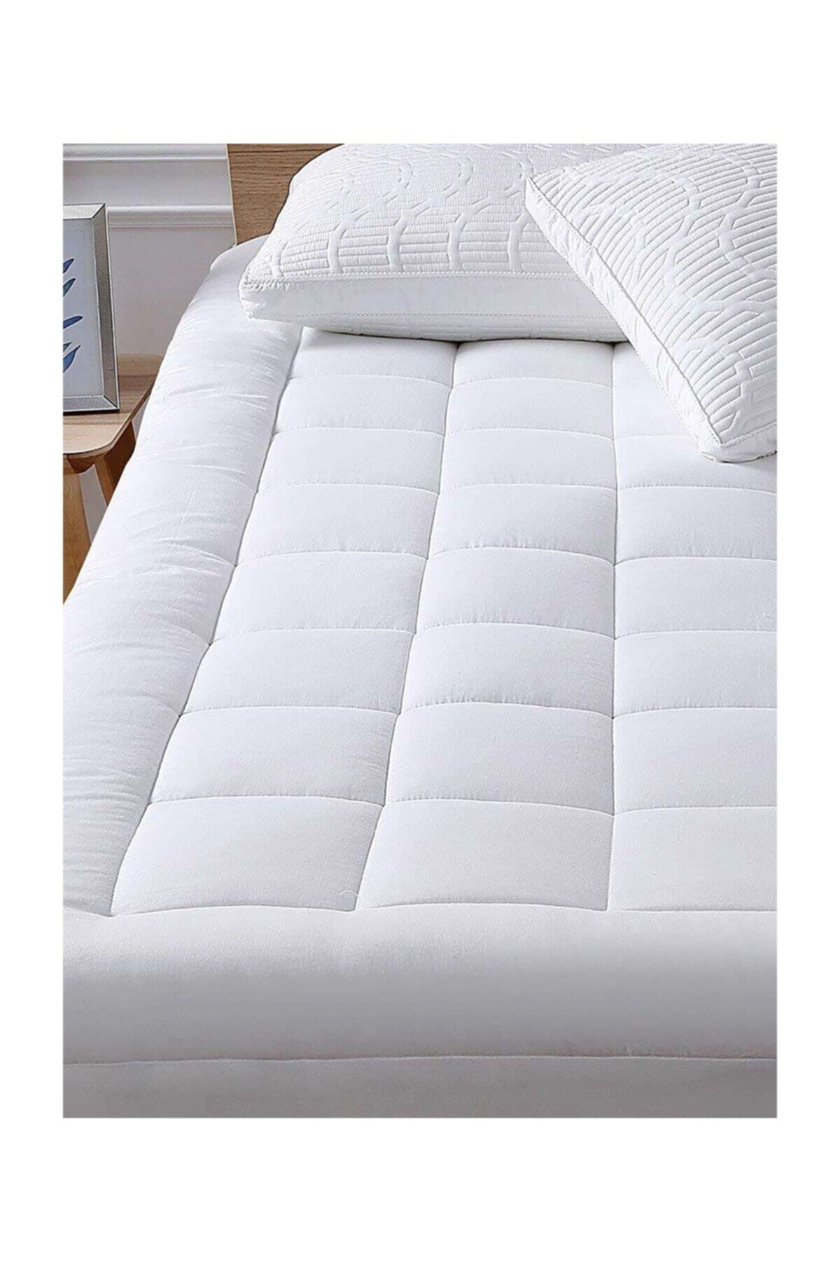 Kunzita Home Çift Kişilik Çift Sıra Fitted Ranforce Uyku Pedi 200x200